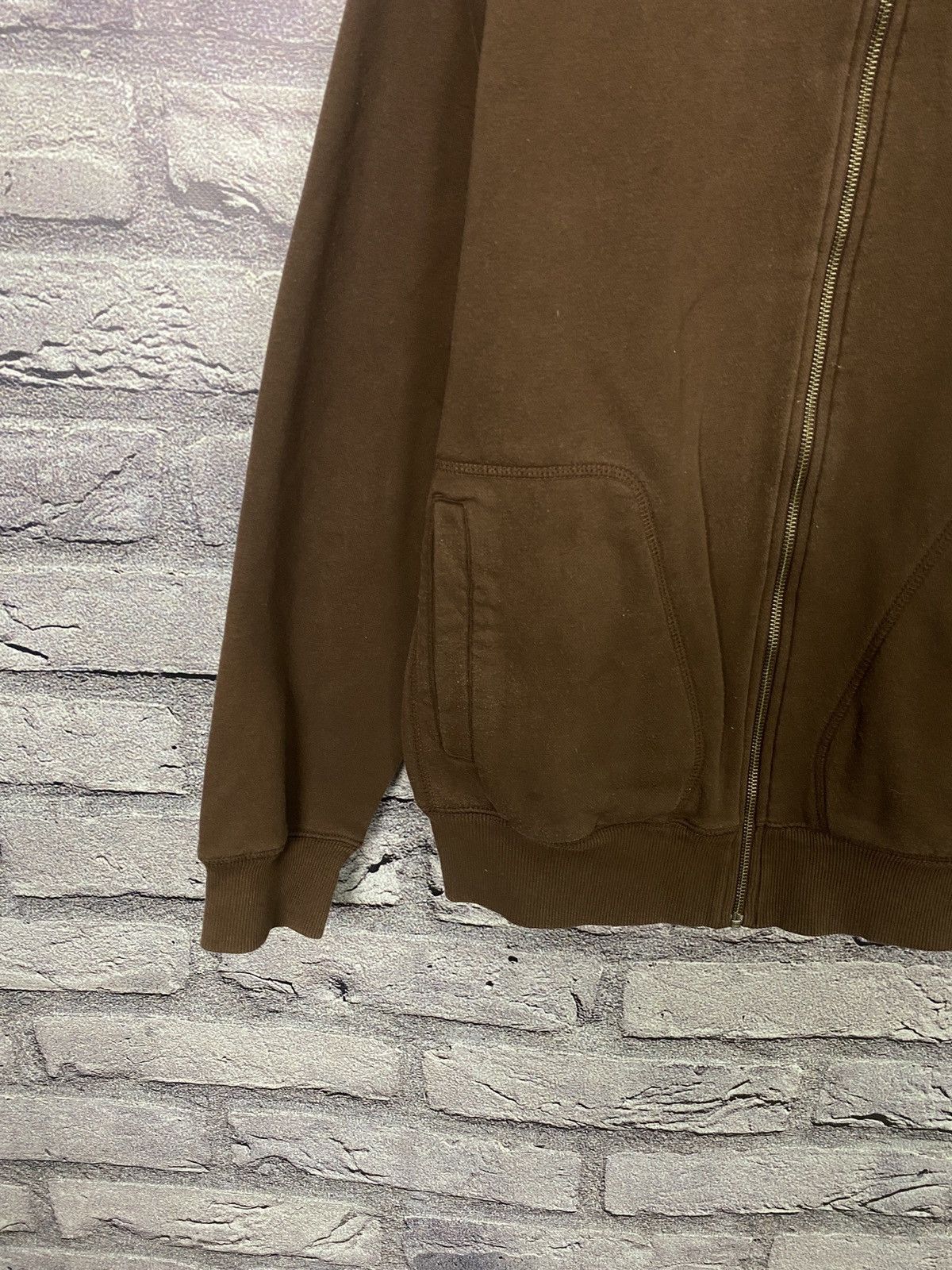 Vintage Vintage brown zip hoodie Nike acg y2k adidas rare Size US L / EU 52-54 / 3 - 2 Thumbnail