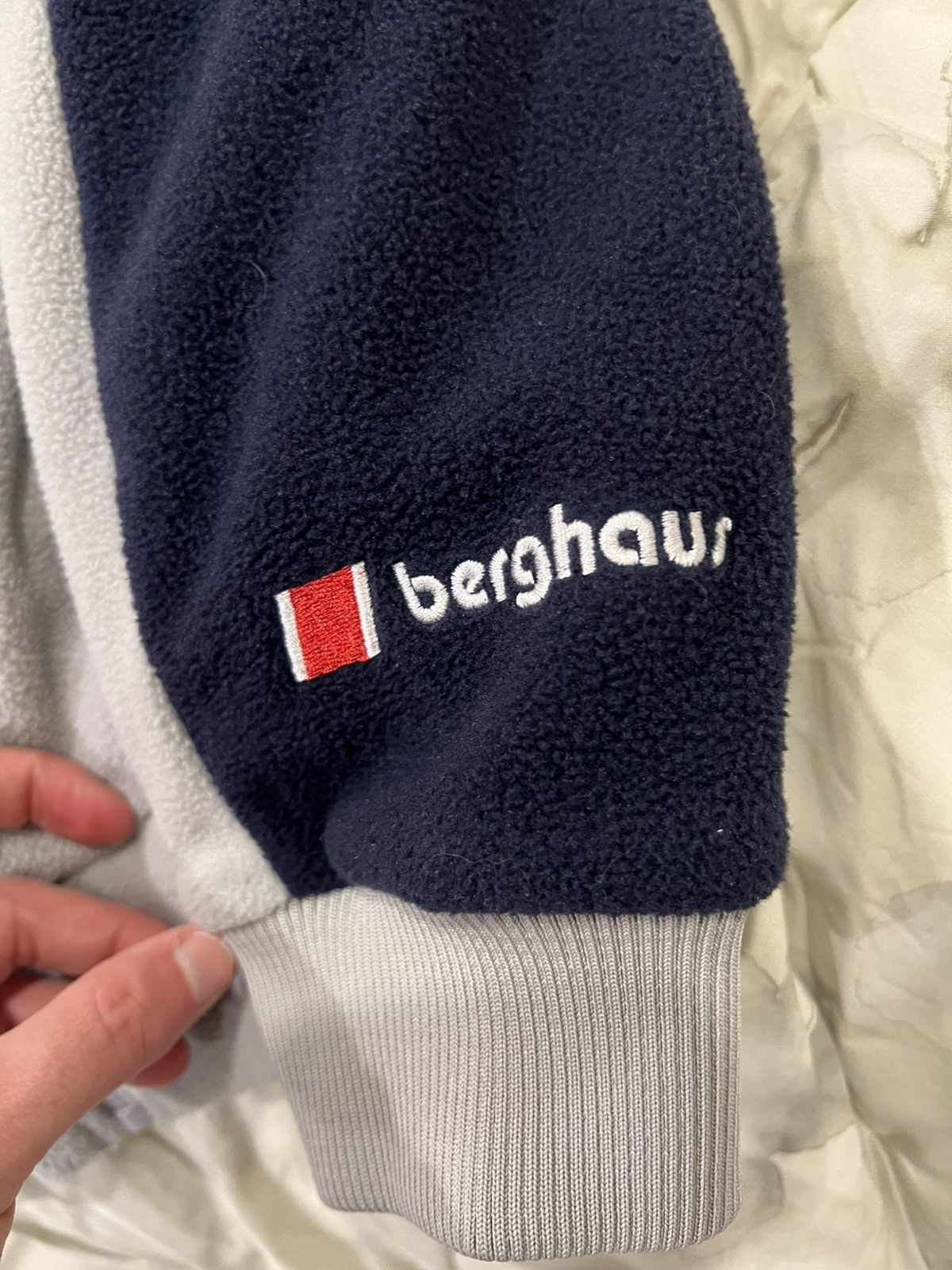 Palace Palace Berghaus Fleece Grey/Purple Size US L / EU 52-54 / 3 - 6 Thumbnail
