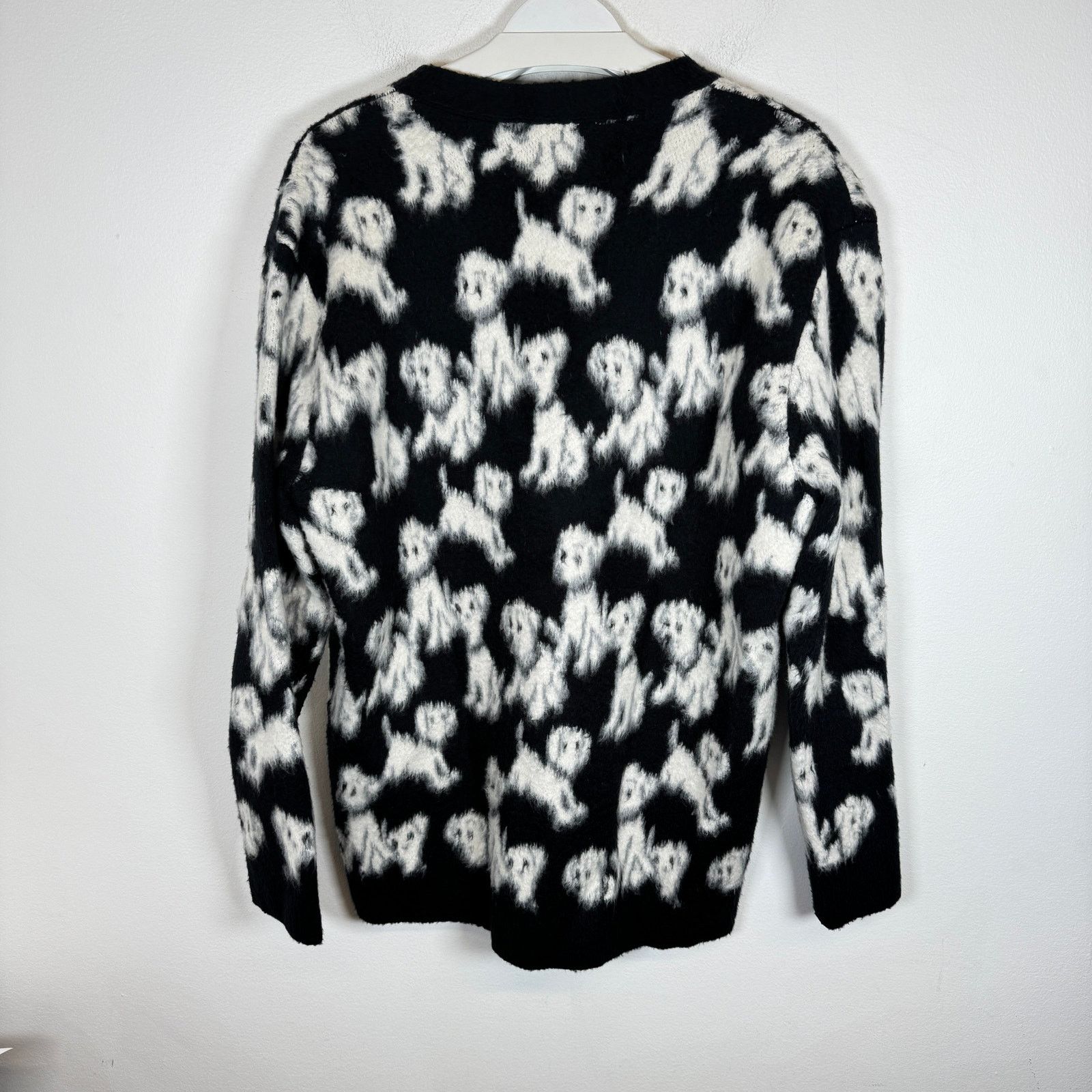 Celine Celine Brushed Cotton-Blend Jacquard Cardigan Size M Size US M / EU 48-50 / 2 - 5 Thumbnail