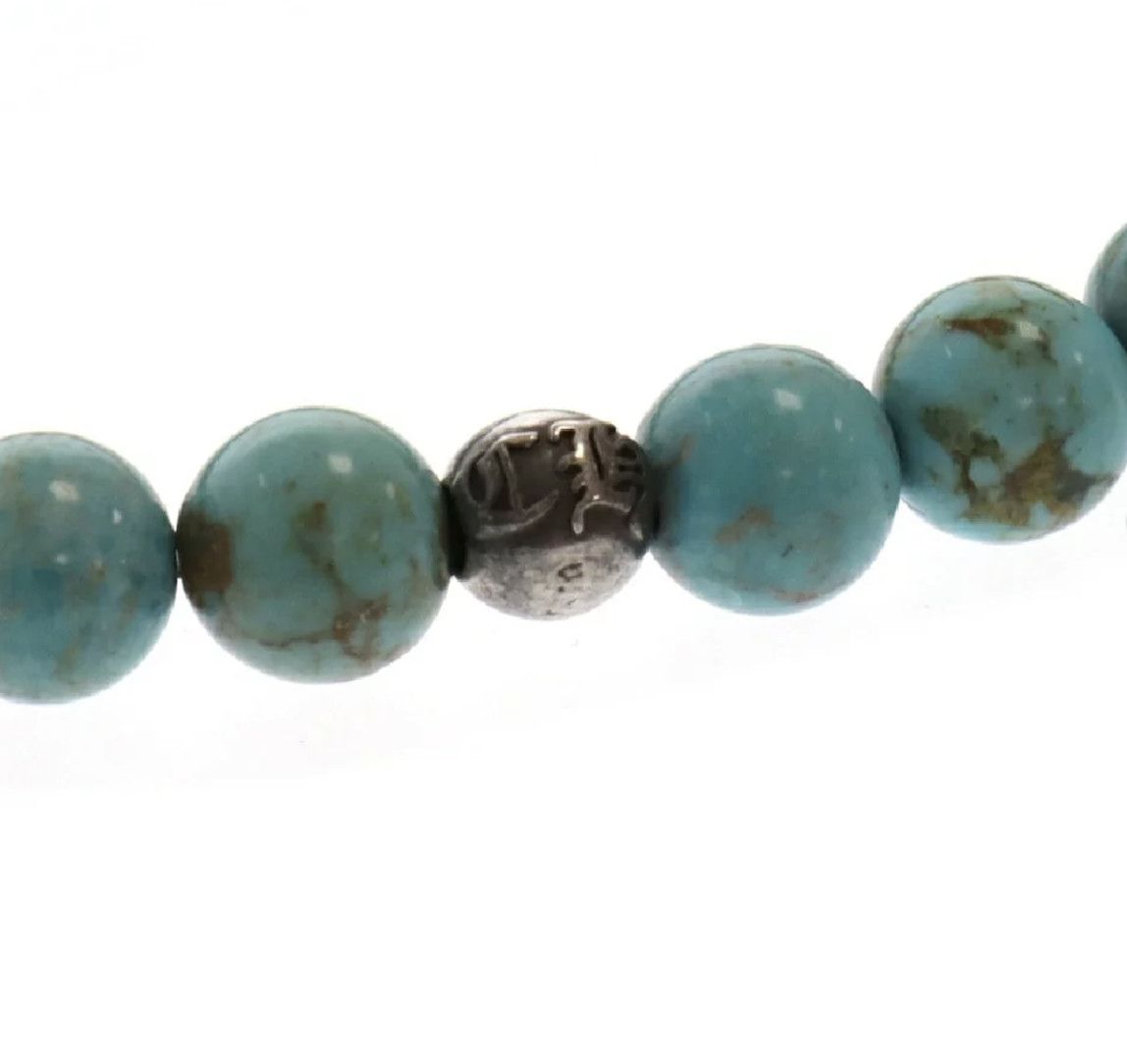 Chrome Hearts CHROME HEARTS 8MM TURQUOISE BEADS BRACELET Size ONE SIZE - 5 Thumbnail