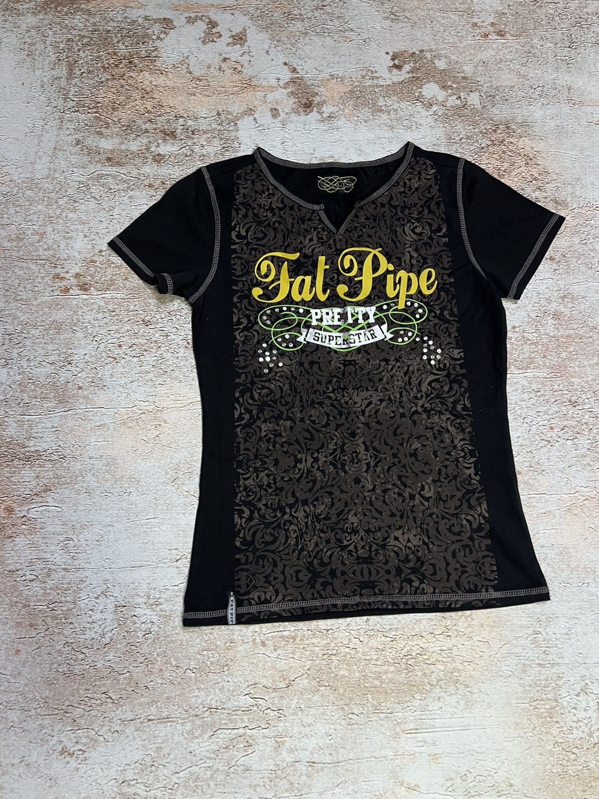 Vintage Fat pipe vintage logo t shirt Size S / US 4 / IT 40 - 2 Thumbnail