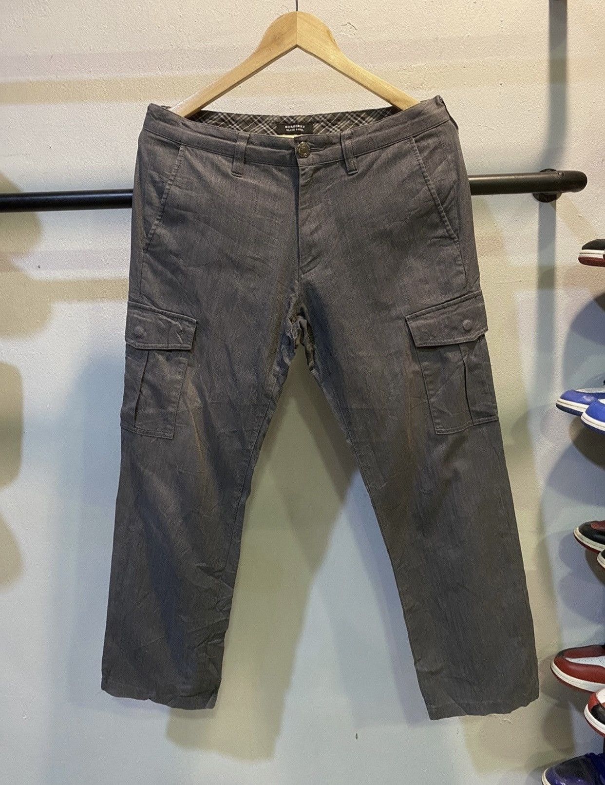 BURBERRY BLACK LABEL CARGO PANTS MULTIPOCKET