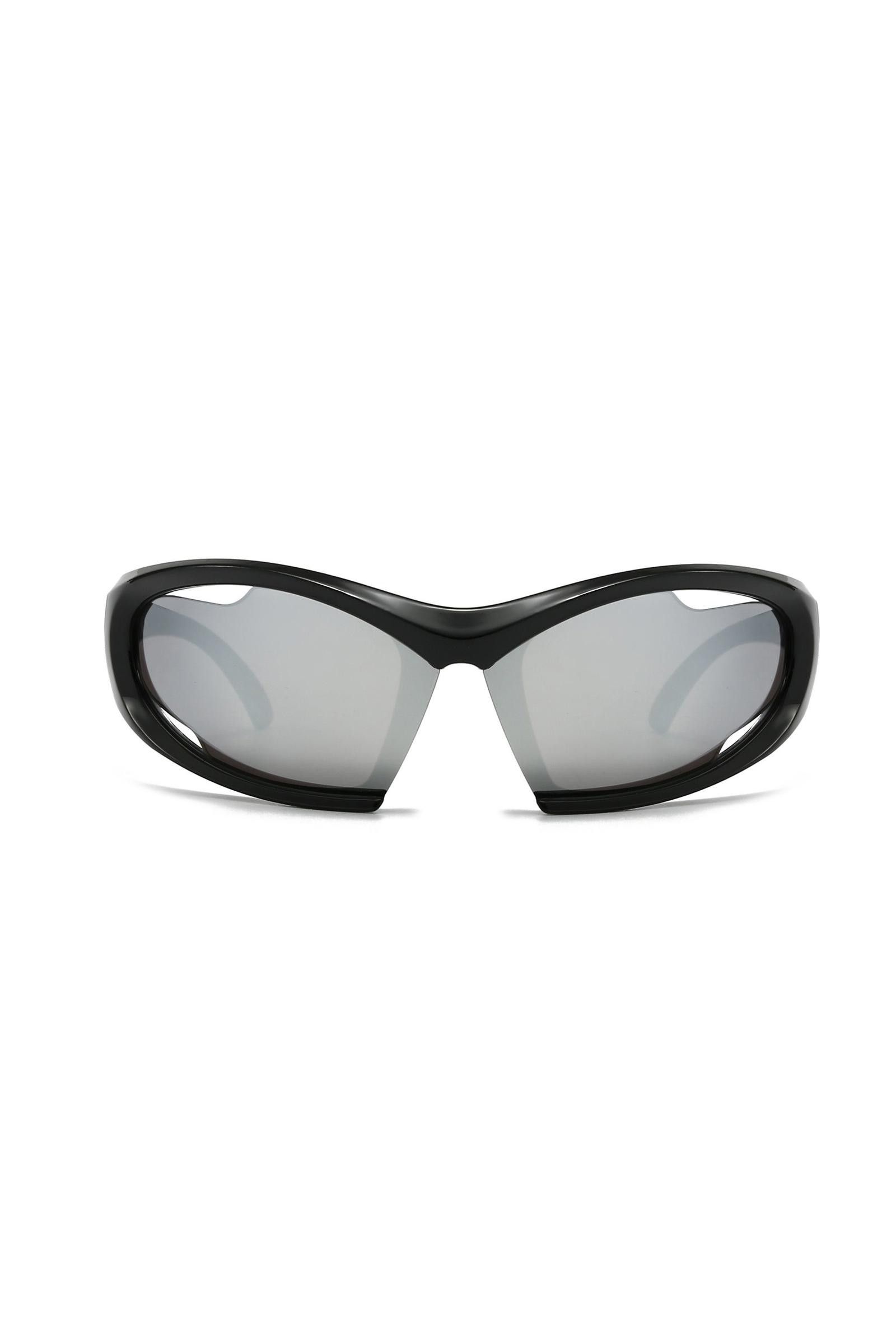 Other Y2k Avant Garde Futuristic Black Sunglasses Unisex OS Size ONE SIZE - 2 Thumbnail