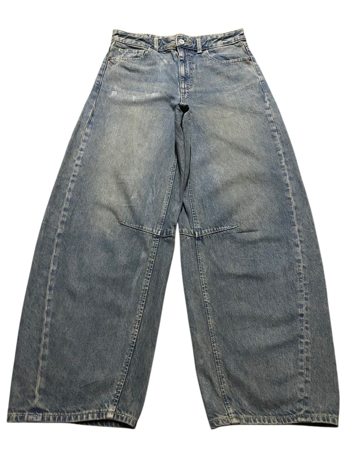 JNCO Vintage Japanese Brand Gu Mud Wash Super Baggy Jeans Size US 28 / EU 44 - 1 Thumbnail
