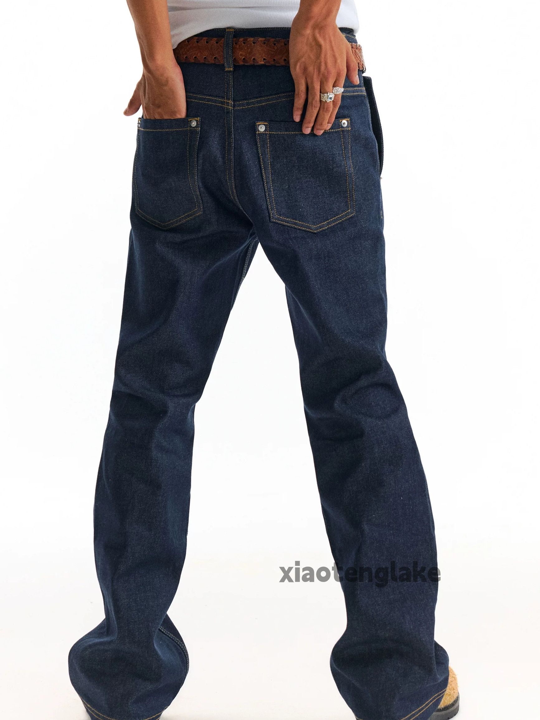 Designer × Japanese Brand × Vintage skate hiphop rocker retro yuppie bootcut flared jeans Size US 32 / EU 48 - 11 Thumbnail