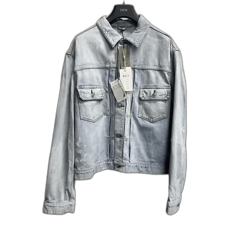 Dior Dior Blue Long Sleeve Button-Up Jacket Size US L / EU 52-54 / 3 - 1 Thumbnail