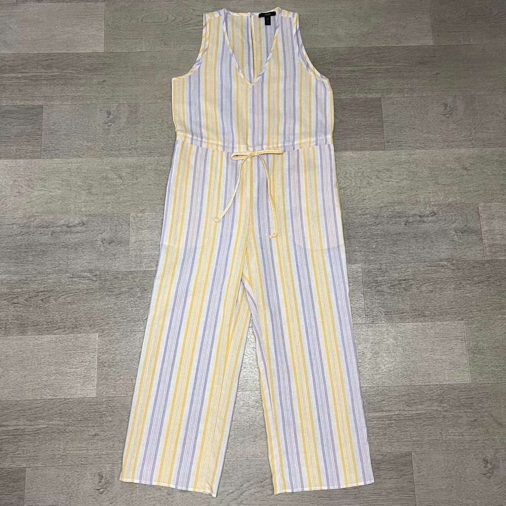 Drew House DREW x Anthropologie, Cole Jumpsuit Striped Sleeveless Wide Size 26" / US 2 / IT 38 - 3 Thumbnail