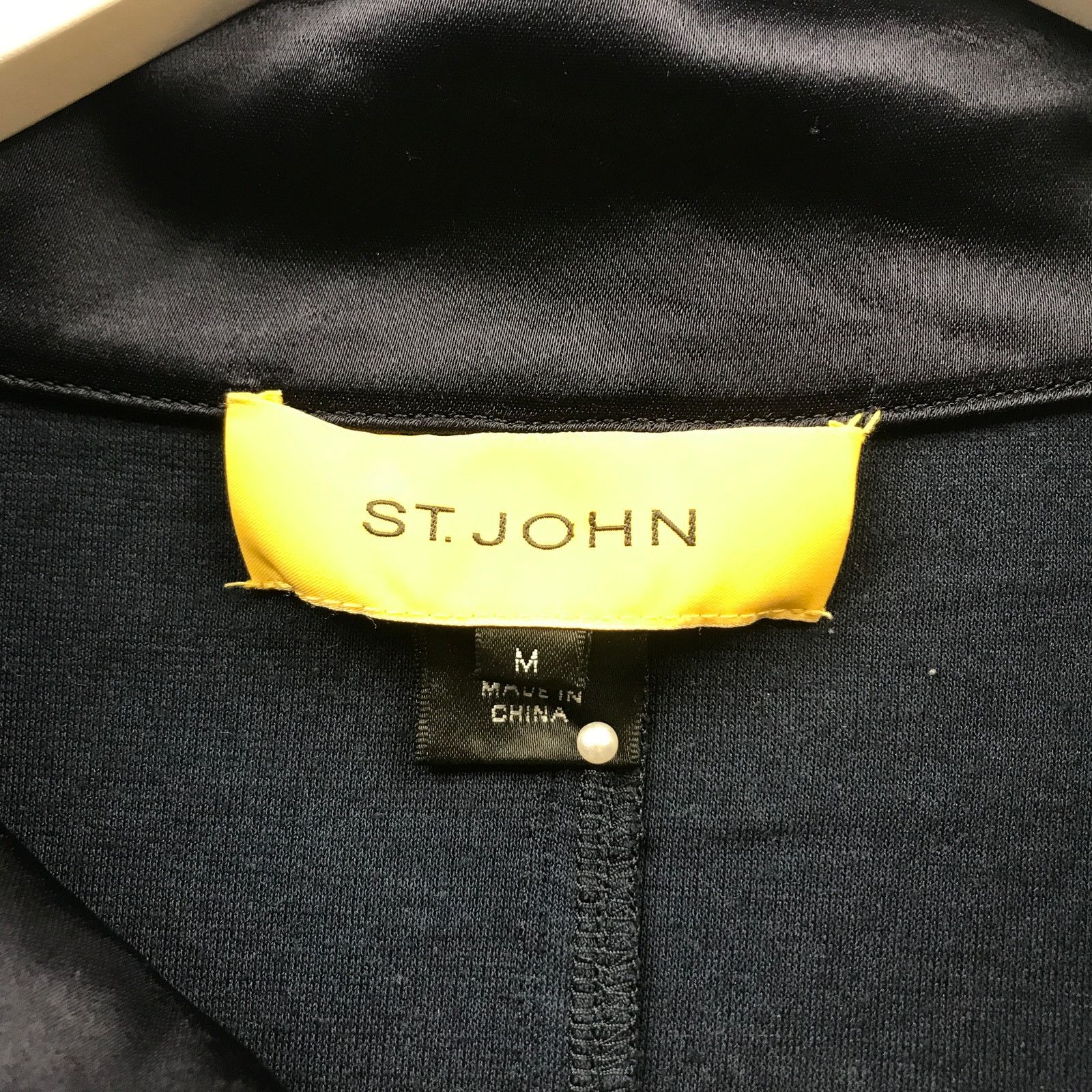 Other St. John Jacket Women's Medium M Long Sleeve Pockets Navy Size M / US 6-8 / IT 42-44 - 3 Thumbnail