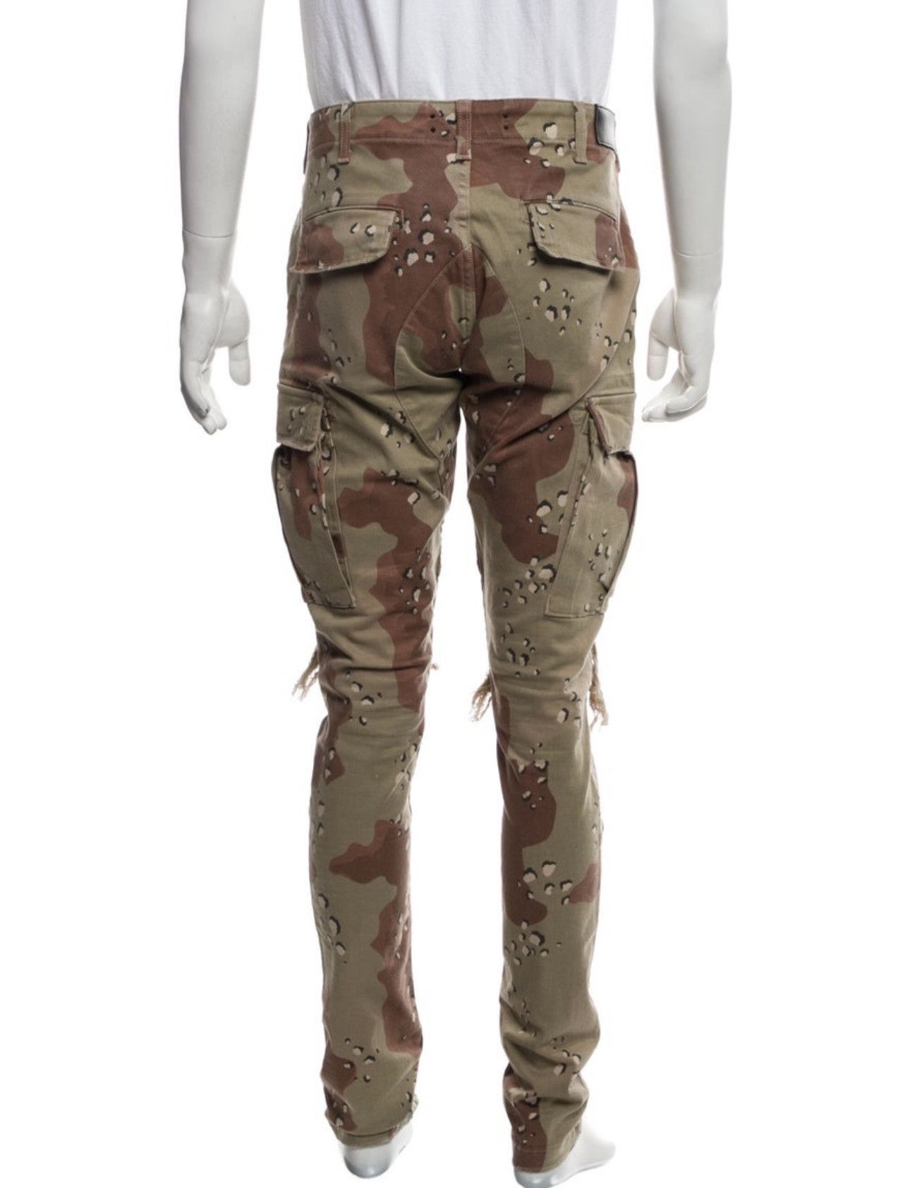 Amiri Amiri MX1 Beige Desert Camo Cargo Jeans size 29 Size US 29 - 3 Thumbnail