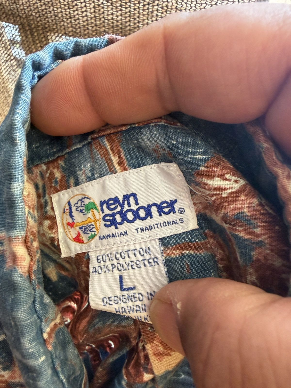 Reyn Spooner PreOwned Reyn Spooner Hawaiian Print Multicolored Men's L Size US L / EU 52-54 / 3 - 4 Thumbnail