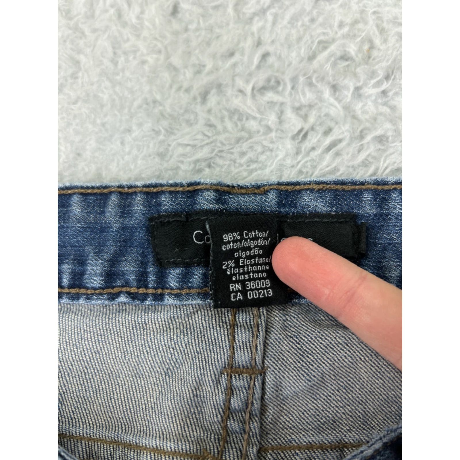 Calvin Klein Calvin Klein Jeans Women 8 Blue Denim Bootcut Embroidered Cotton Blend Denim Bootcut Size 30" / US 8 / IT 44 - 4 Thumbnail