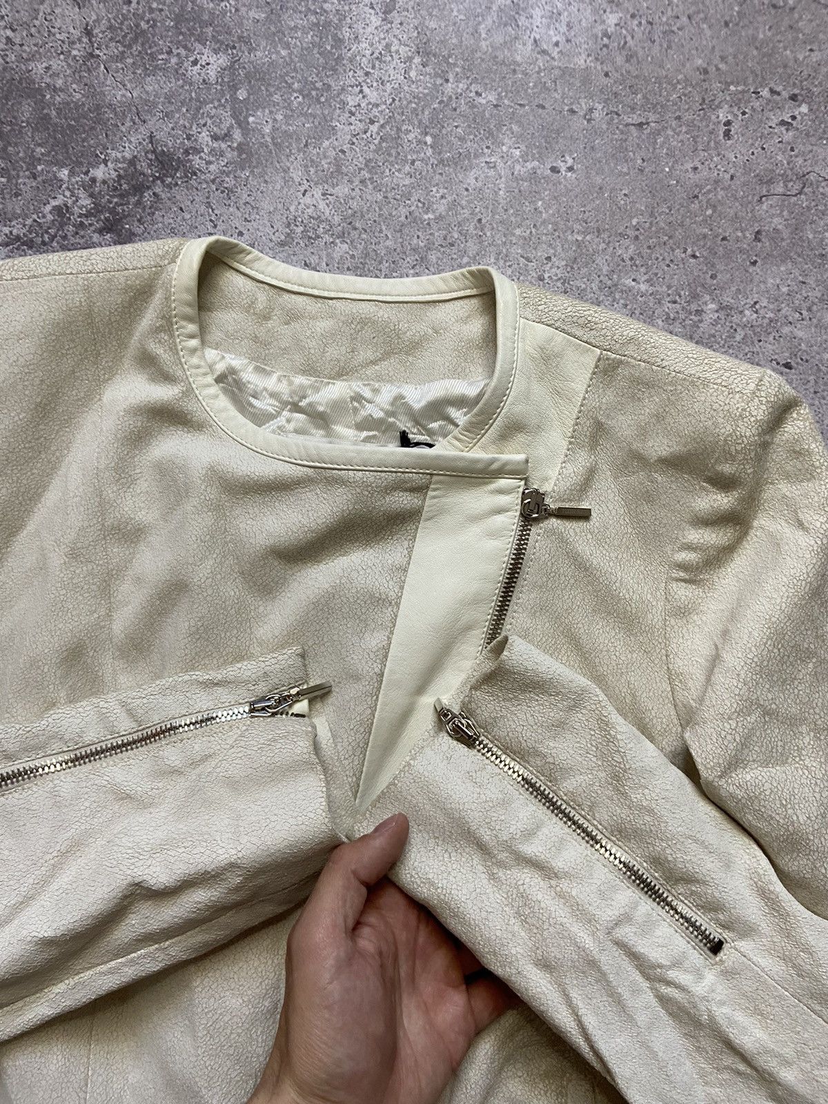 Vintage × plein sud Plein Sud Leather Women’s Jacket size 44 Size L / US 10 / IT 46 - 3 Thumbnail