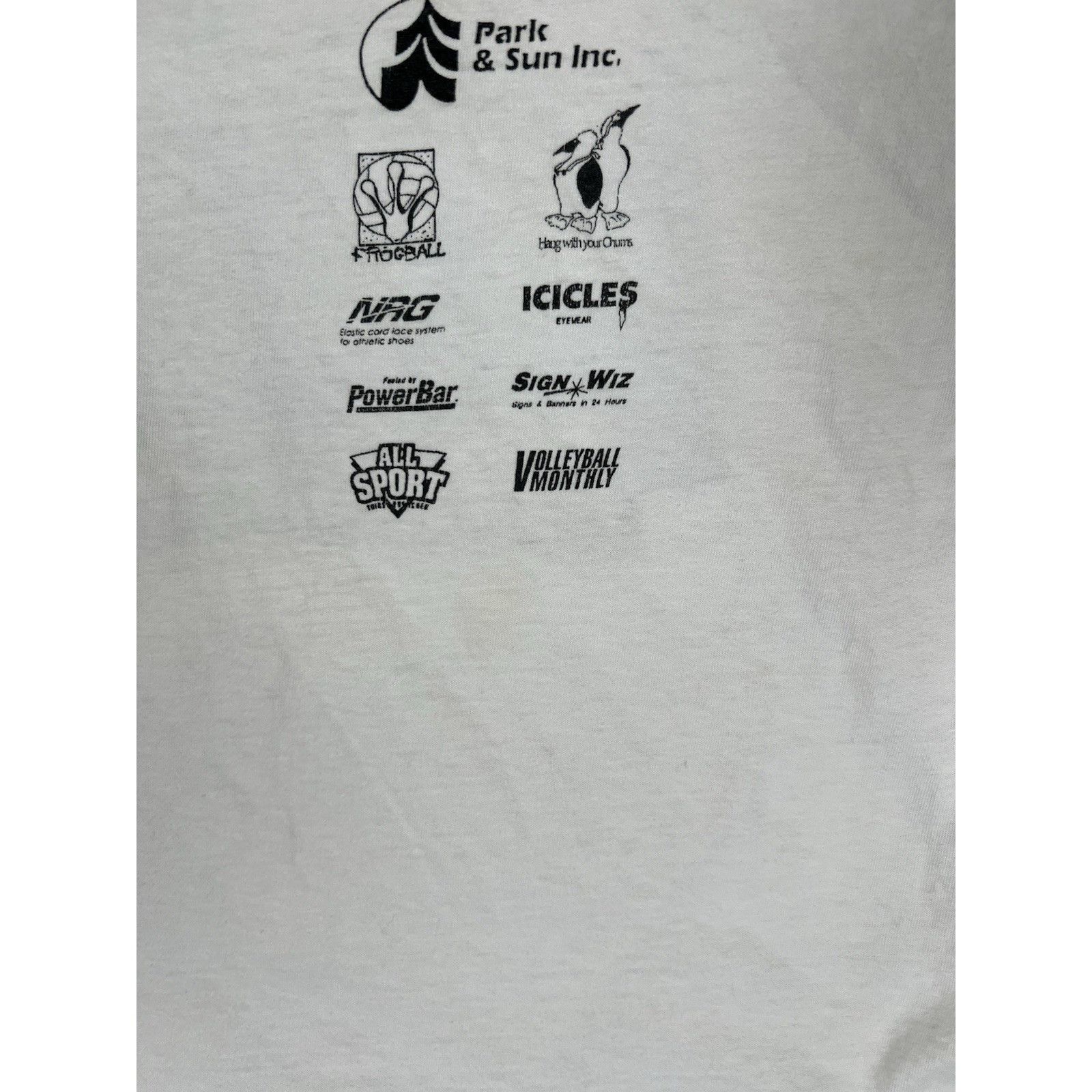 Vintage Vintage Frog Ball Volleyball Promo T-Shirt Size Medium Singl Size US M / EU 48-50 / 2 - 4 Thumbnail