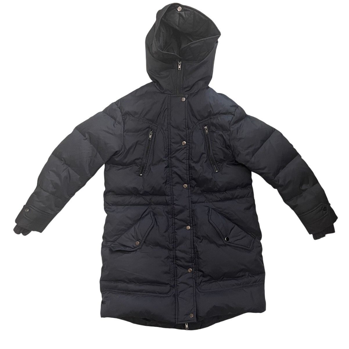Other Diesel Hooded Coat Jacket - Size: XS - Dark Blue Gray Nylon Size XS / US 0-2 / IT 36-38 - 12 Thumbnail