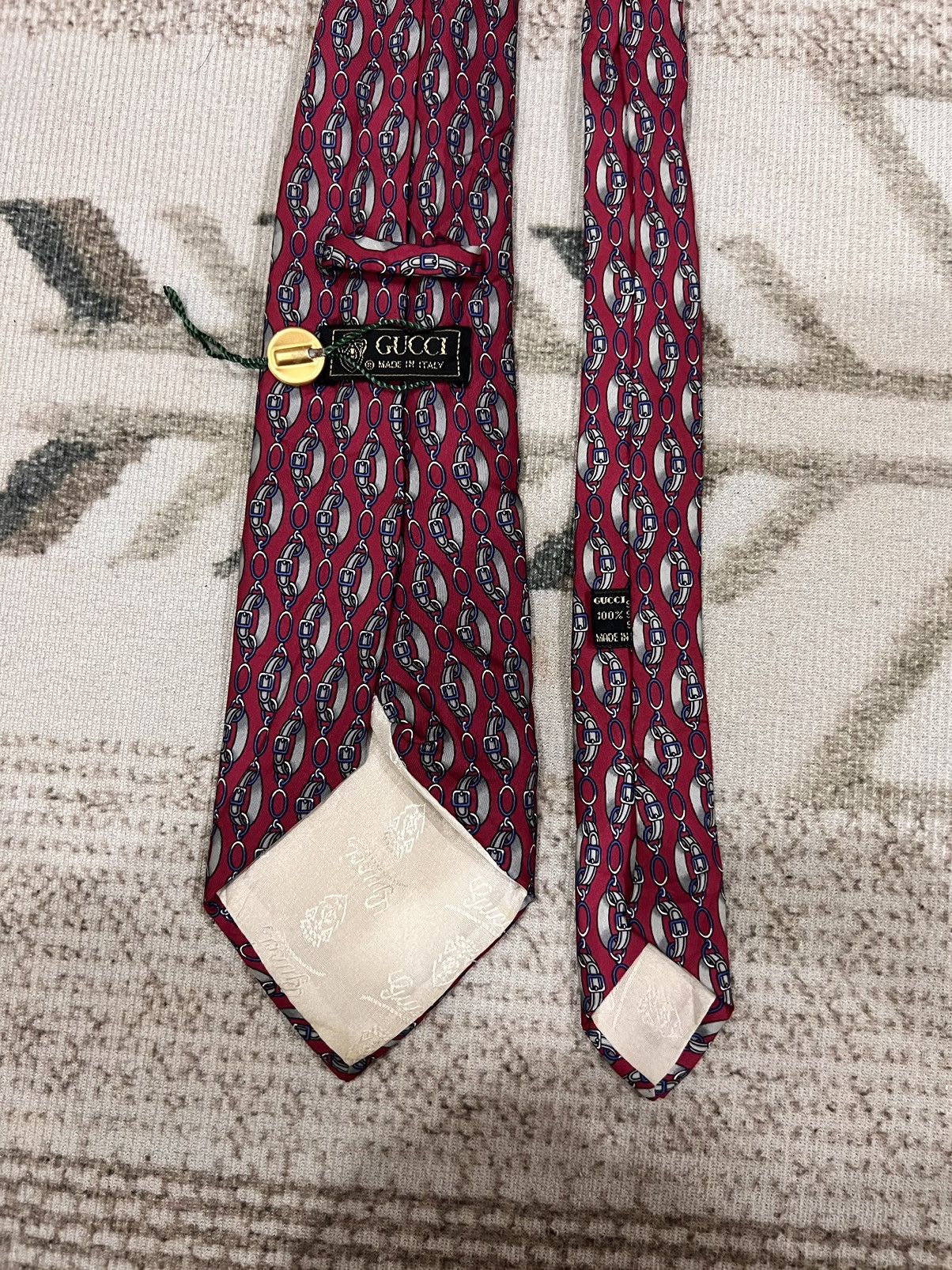 Gucci Gucci Silk Tie Size ONE SIZE - 4 Thumbnail