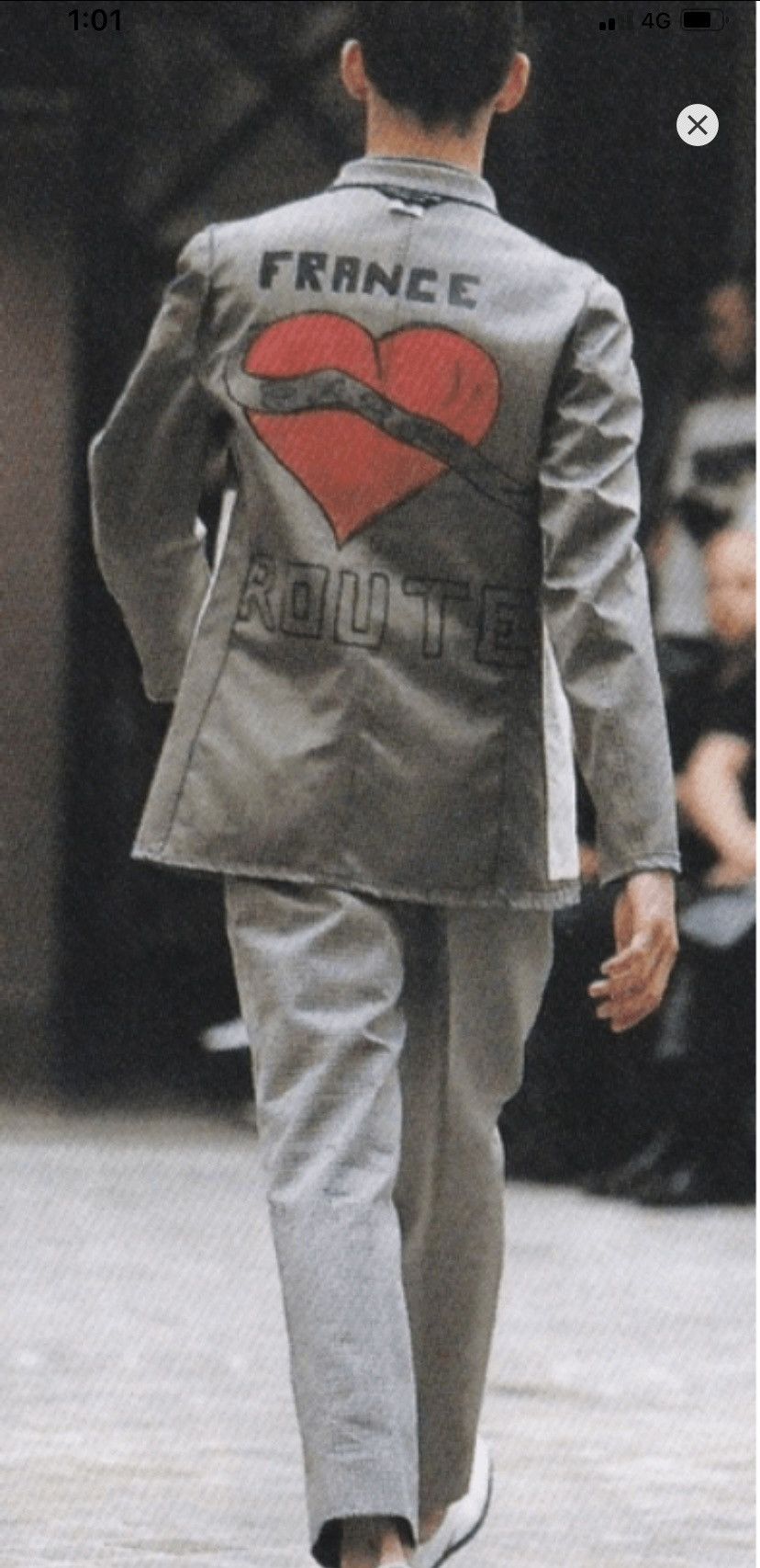 Comme des Garcons Homme Plus SS04 CDG Homme Plus "France Route tee Size US M / EU 48-50 / 2 - 13 Thumbnail
