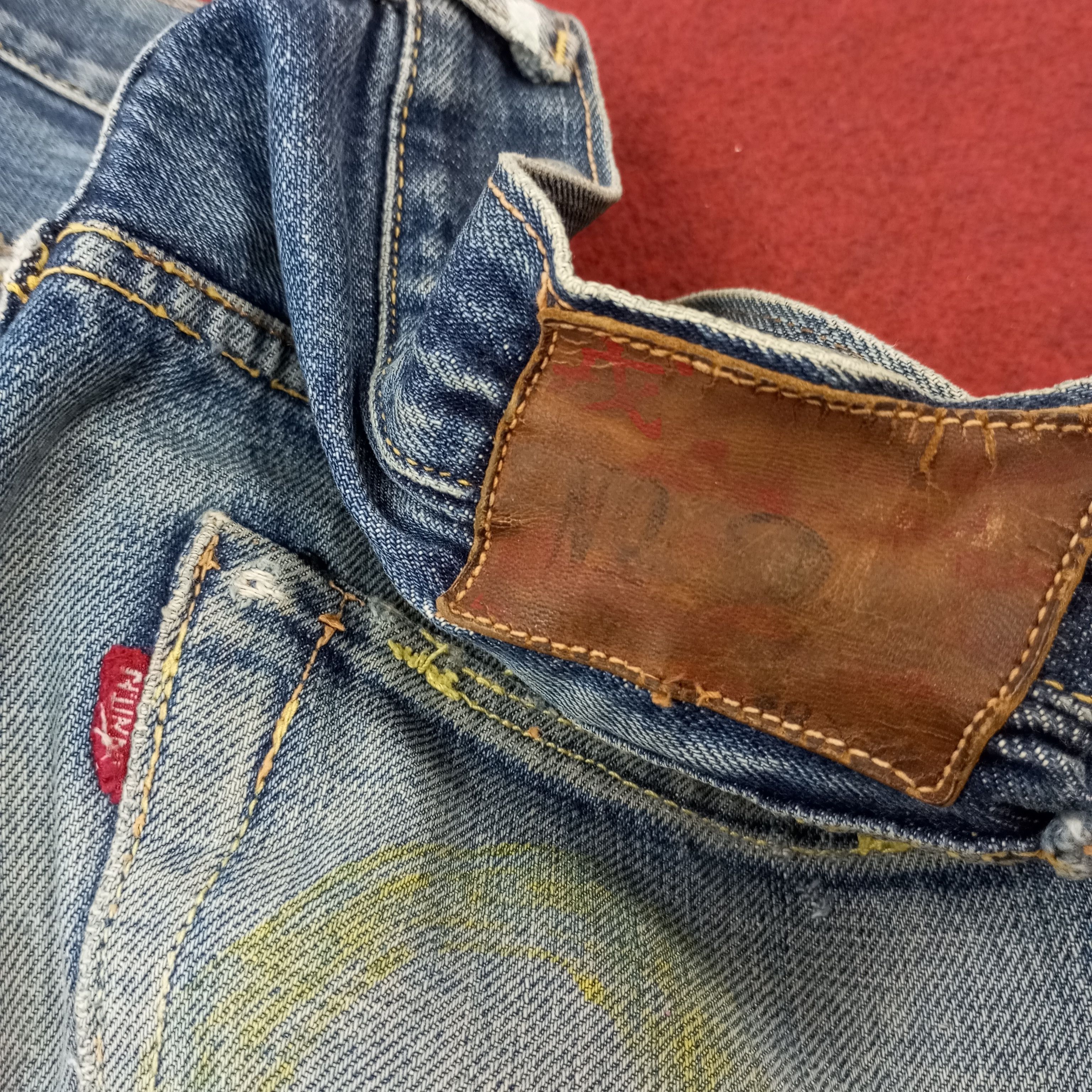 Japanese Brand × Vintage Evisu Fashion Style Streetwear Custom Daicock Jeans C217N25 Size US 28 / EU 44 - 14 Thumbnail