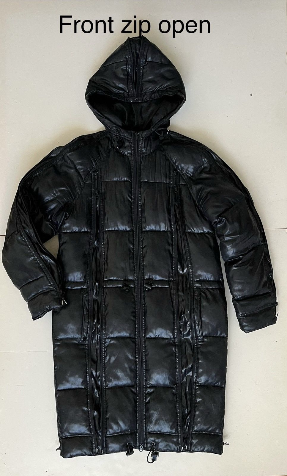Topman Topman, Quilt Insulated Nylon Zipper Coat, US Men Small Size US S / EU 44-46 / 1 - 4 Thumbnail
