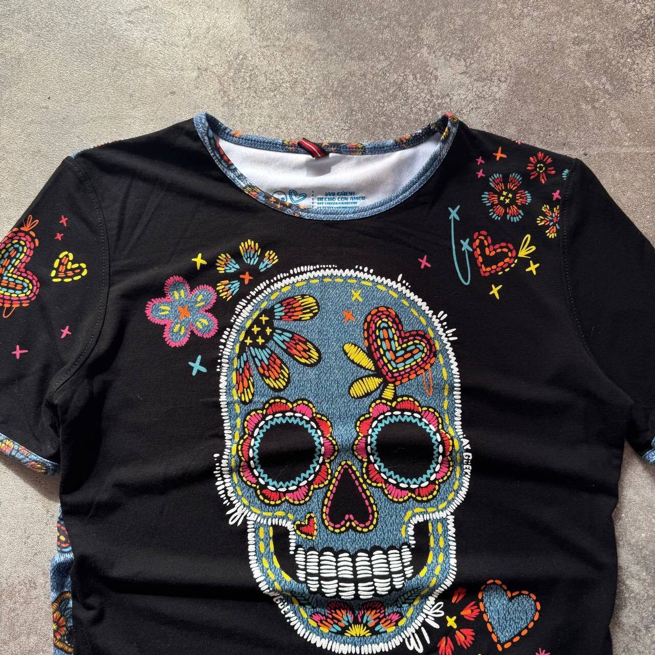 20471120 × Hysteric Glamour × Japanese Brand Y2K Mexico Style Cropped Baby Tee Size M / US 6-8 / IT 42-44 - 4 Thumbnail