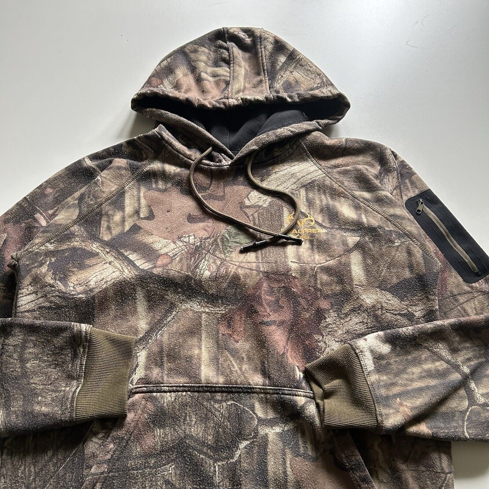Realtree Vintage 2000s Real Tree Camouflage Pullover Hoodie Large Size US L / EU 52-54 / 3 - 2 Thumbnail