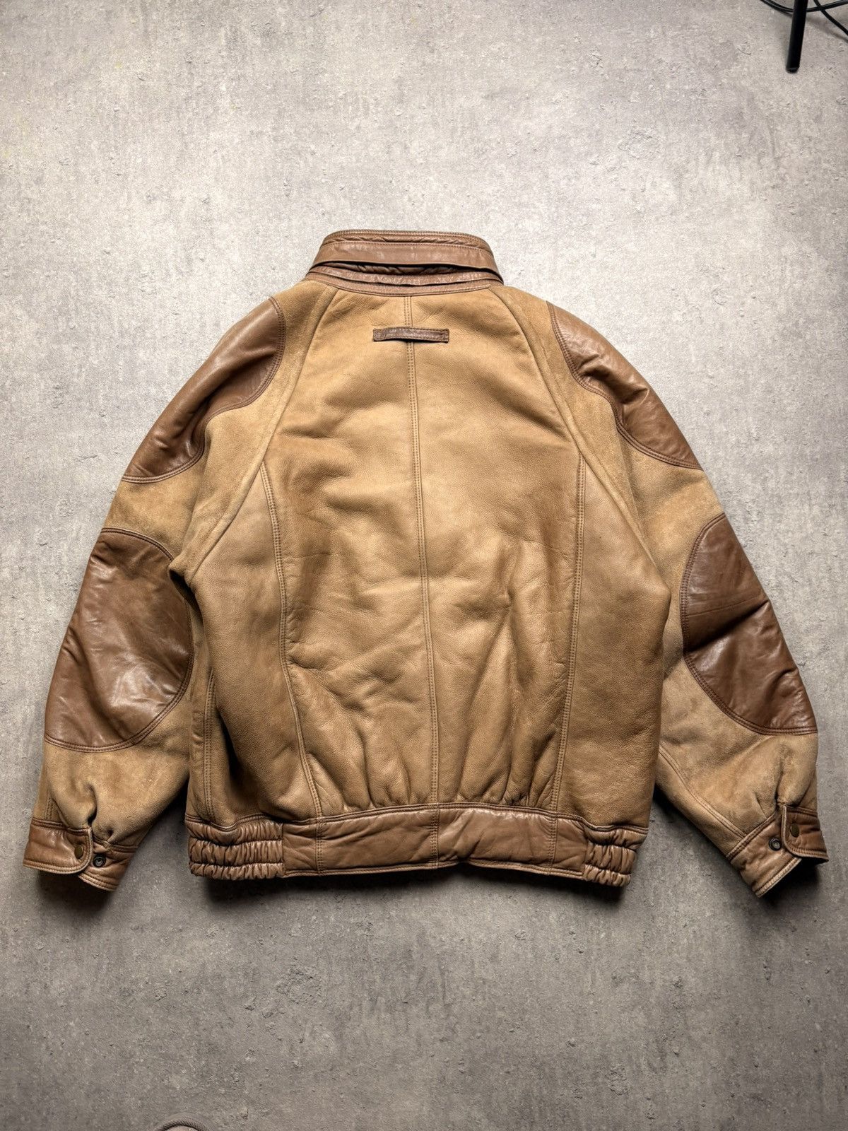 Japanese Brand Vintage Brown Leather Jacket – Classic Style streetwear y2k Size US L / EU 52-54 / 3 - 6 Thumbnail