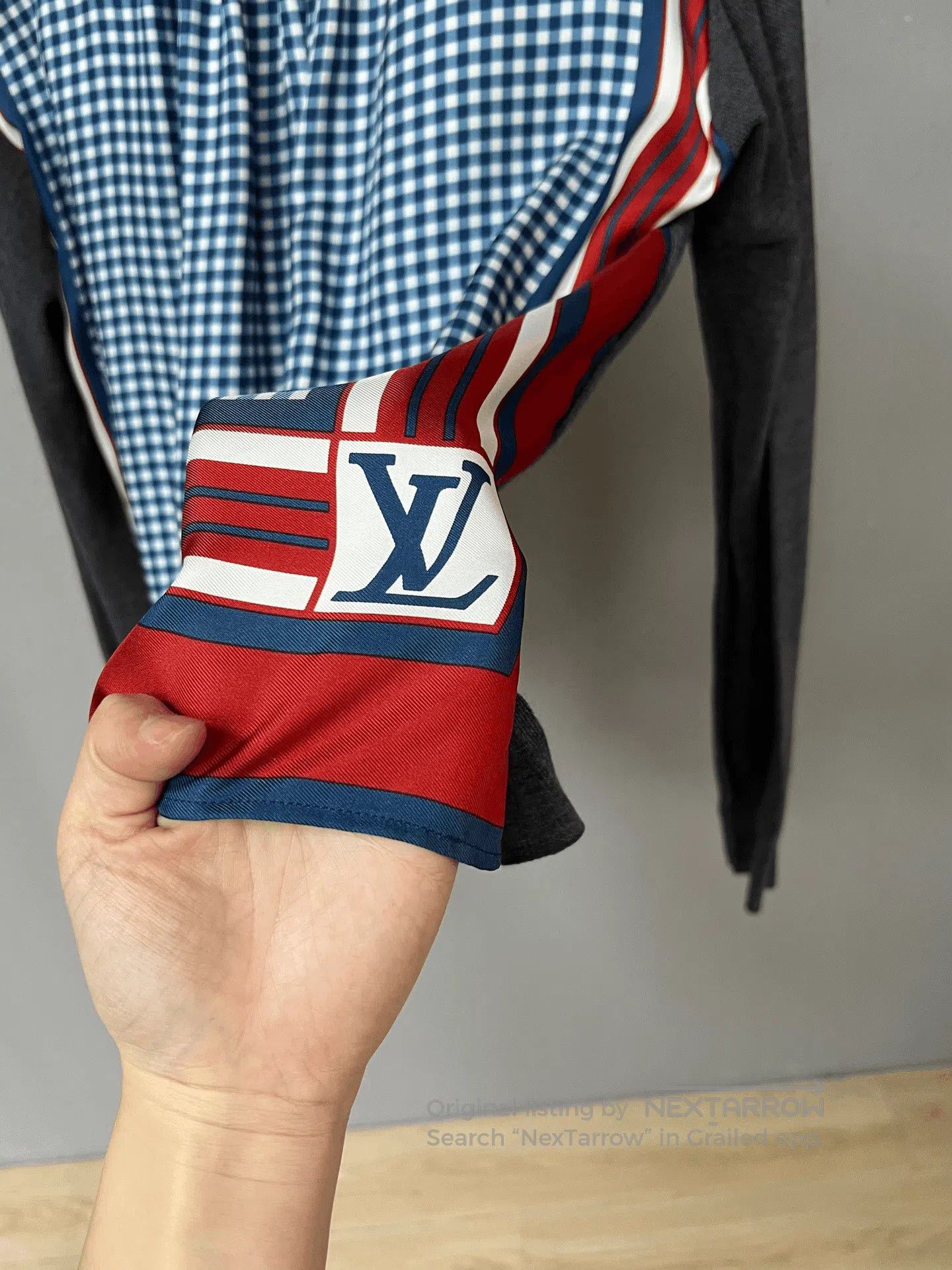 Louis Vuitton LV Patchwork Knit Cardigan. Size XS / US 0-2 / IT 36-38 - 3 Thumbnail
