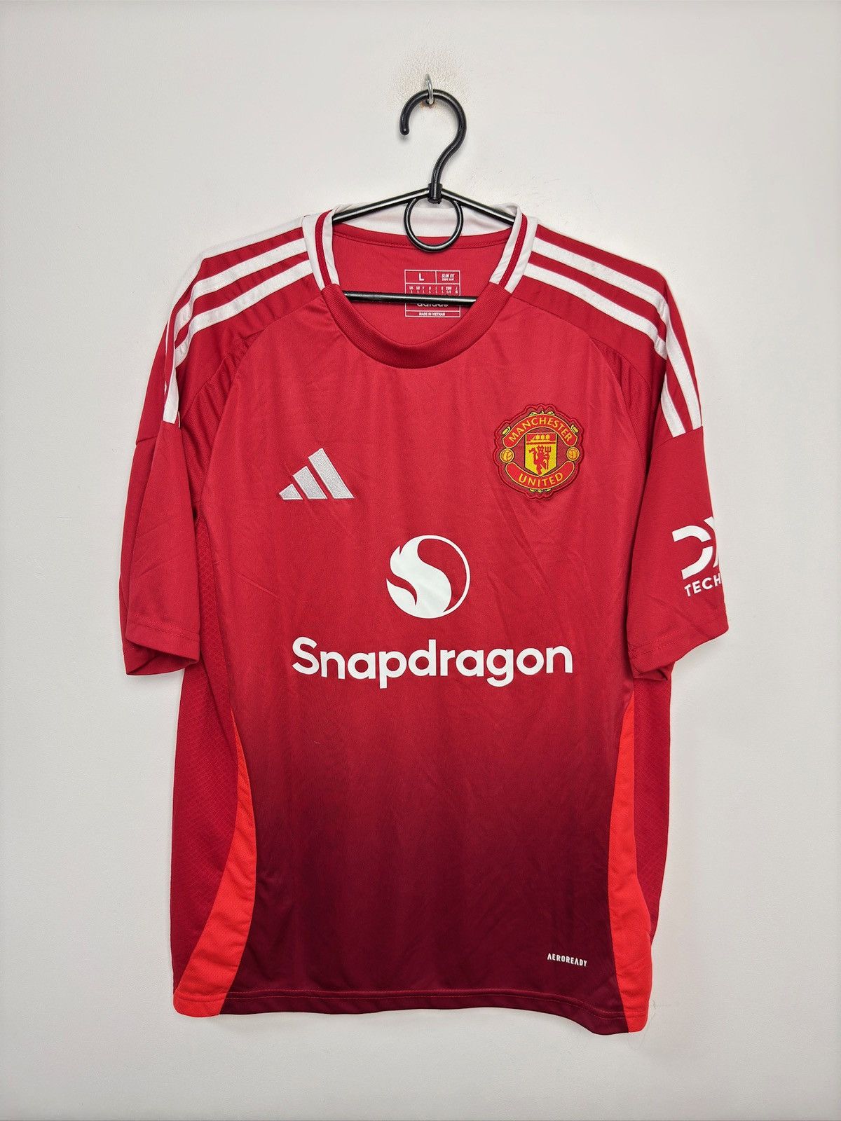 Adidas Manchester United 2024/2025 Home Football Shirt Adidas Size US L / EU 52-54 / 3 - 1 Thumbnail