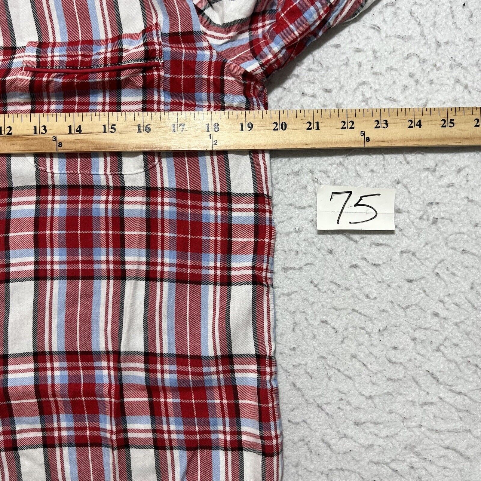 J.Crew J. Crew Button Up Flannel Collared Shirt Red Plaid Top Size XS / US 0-2 / IT 36-38 - 8 Thumbnail