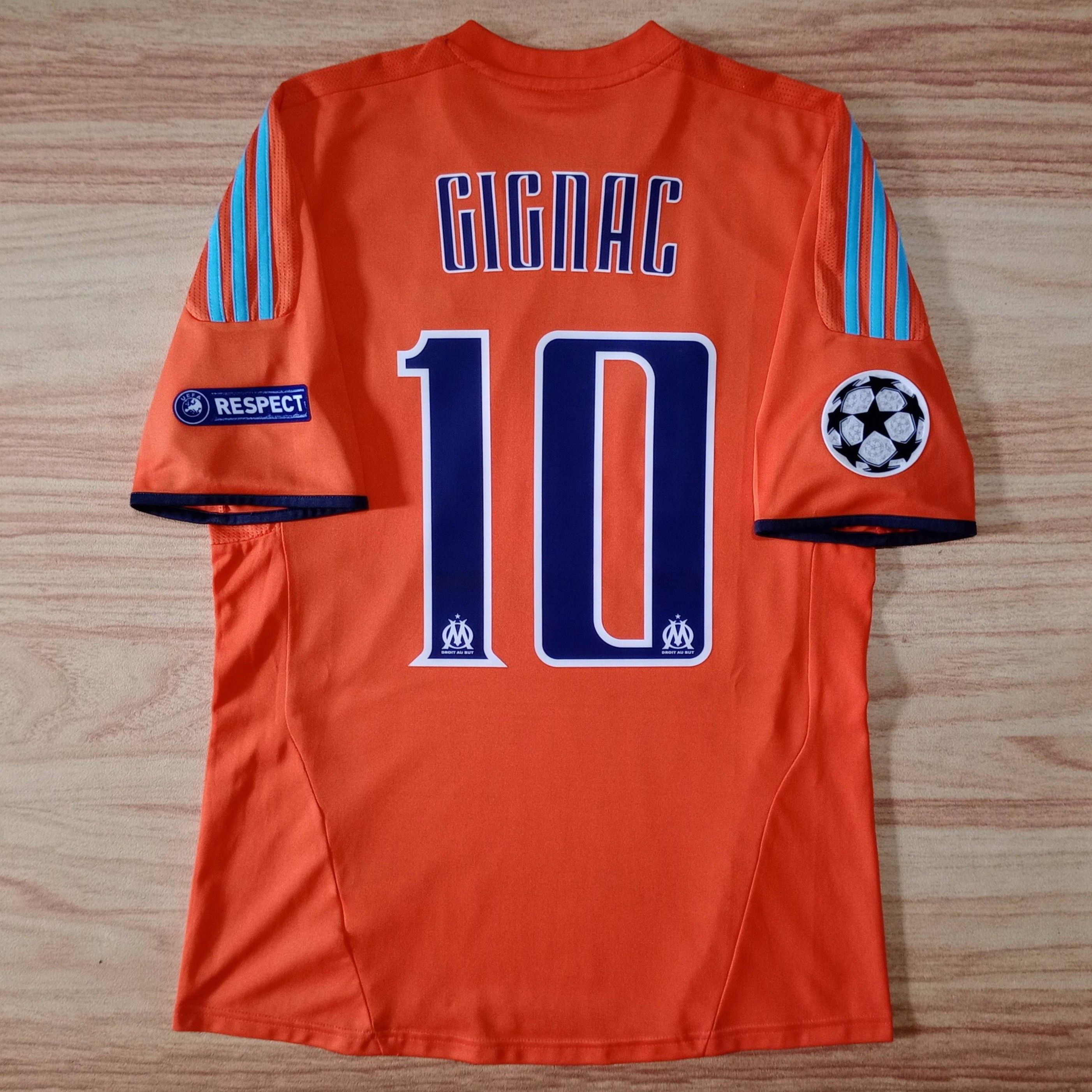 Adidas Olympique Marseille 2011-2012 Third Jersey Gignac 10 Size US M / EU 48-50 / 2 - 2 Thumbnail