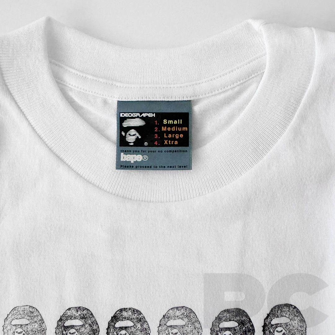 Bape A BATHING APE "APE HEAD" WARHOL TEE hand screen nigo vintage Size US S / EU 44-46 / 1 - 4 Thumbnail