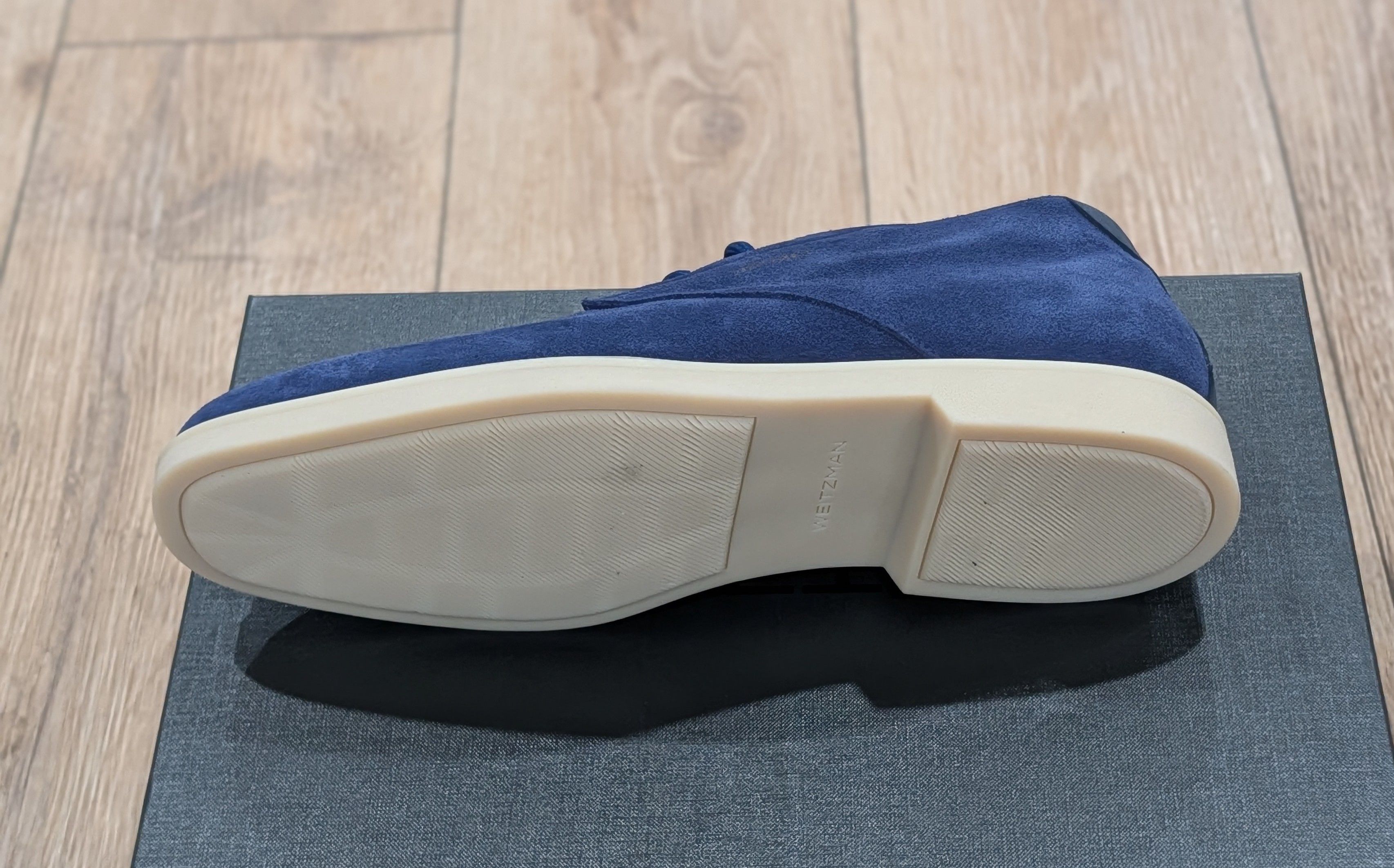 Stuart Weitzman Stuart Weitzman "Austin" Suede Oxford Boots Navy 44 US 11 Size US 11 / EU 44 - 6 Thumbnail