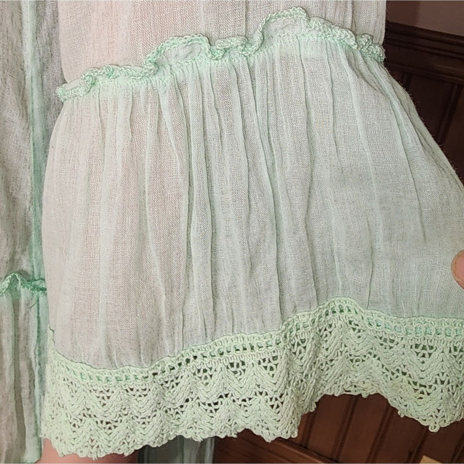 Other Bognar Blu White Green Ombre Dress Swim Cover M Size M / US 6-8 / IT 42-44 - 3 Thumbnail