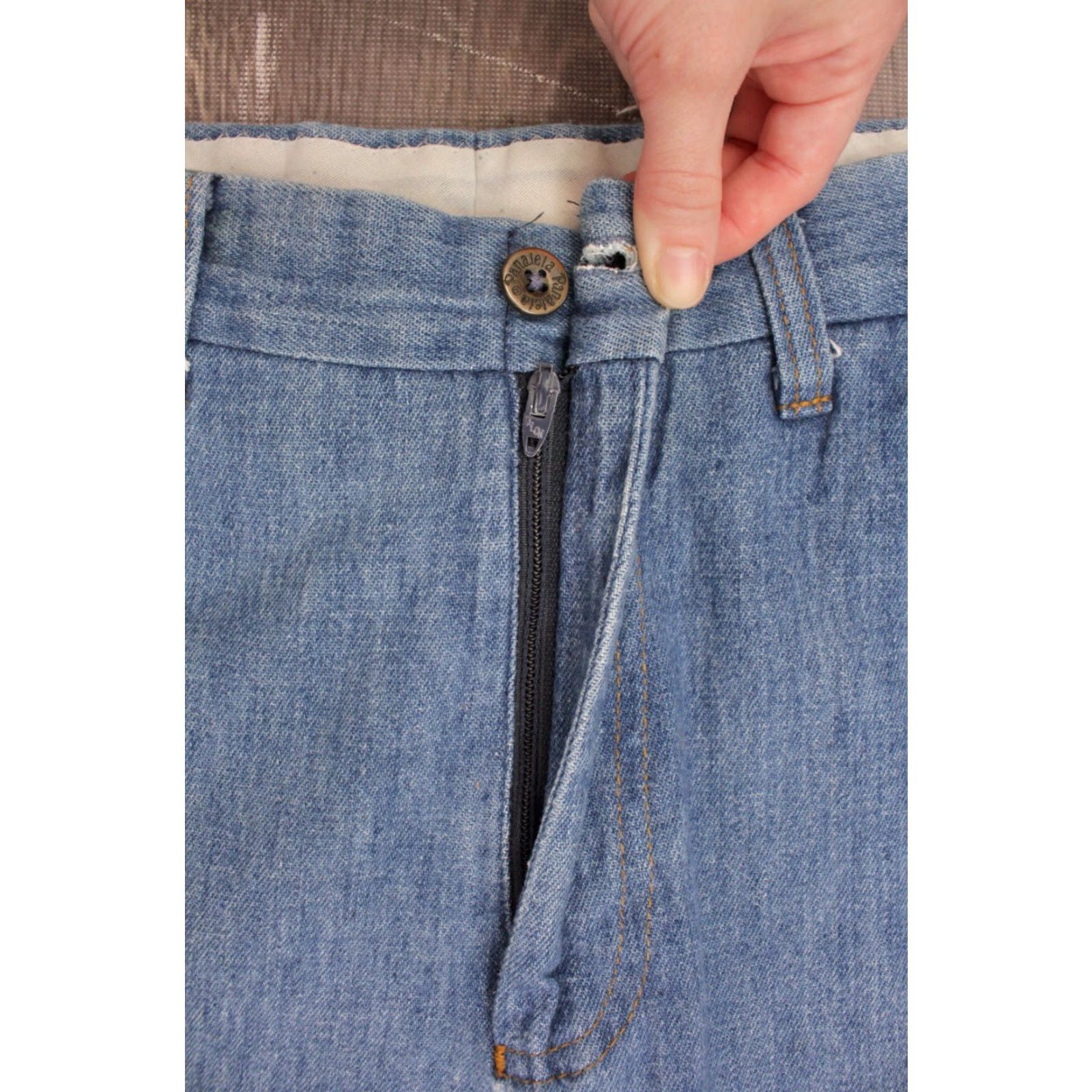 Levi's VINTAGE Levi's Jeans Pants 70s Disco BellBottoms Panatela Levi's 30x29 Mens Blue 1970s Pant Denim shirt? Size US 30 / EU 46 - 7 Thumbnail