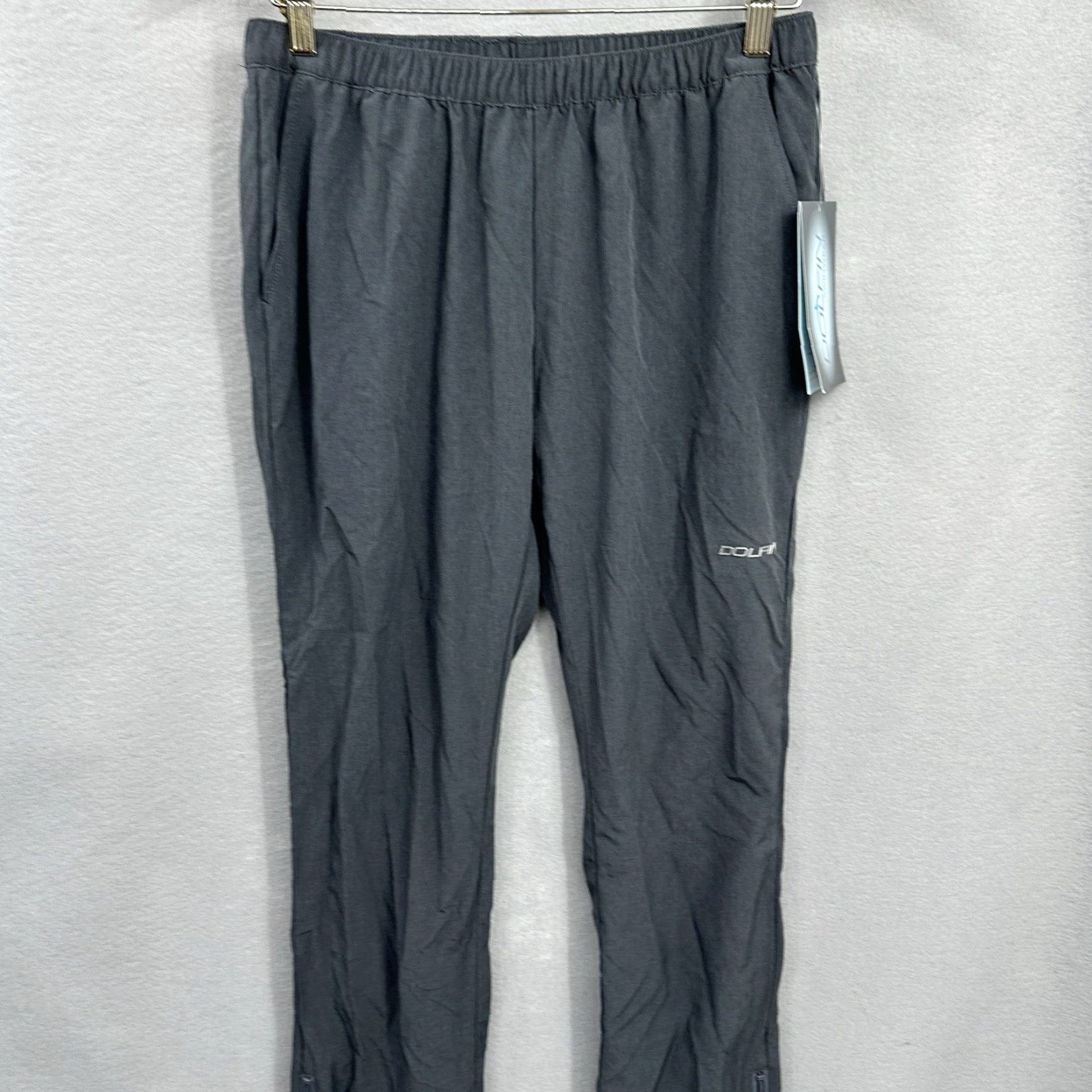 Vintage Dolfin Jogger Pants Mens Small Gray Lightweight Athletic Activewear Hiking Size US 29 - 2 Thumbnail