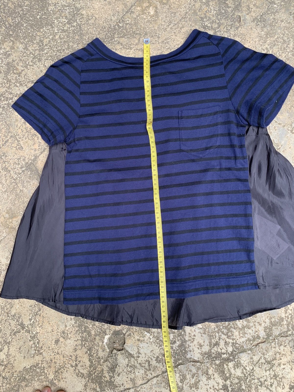 Designer × Sacai sacai luck Japan Striped Pocket Mix Nylon Designer Top Size M / US 6-8 / IT 42-44 - 15 Thumbnail