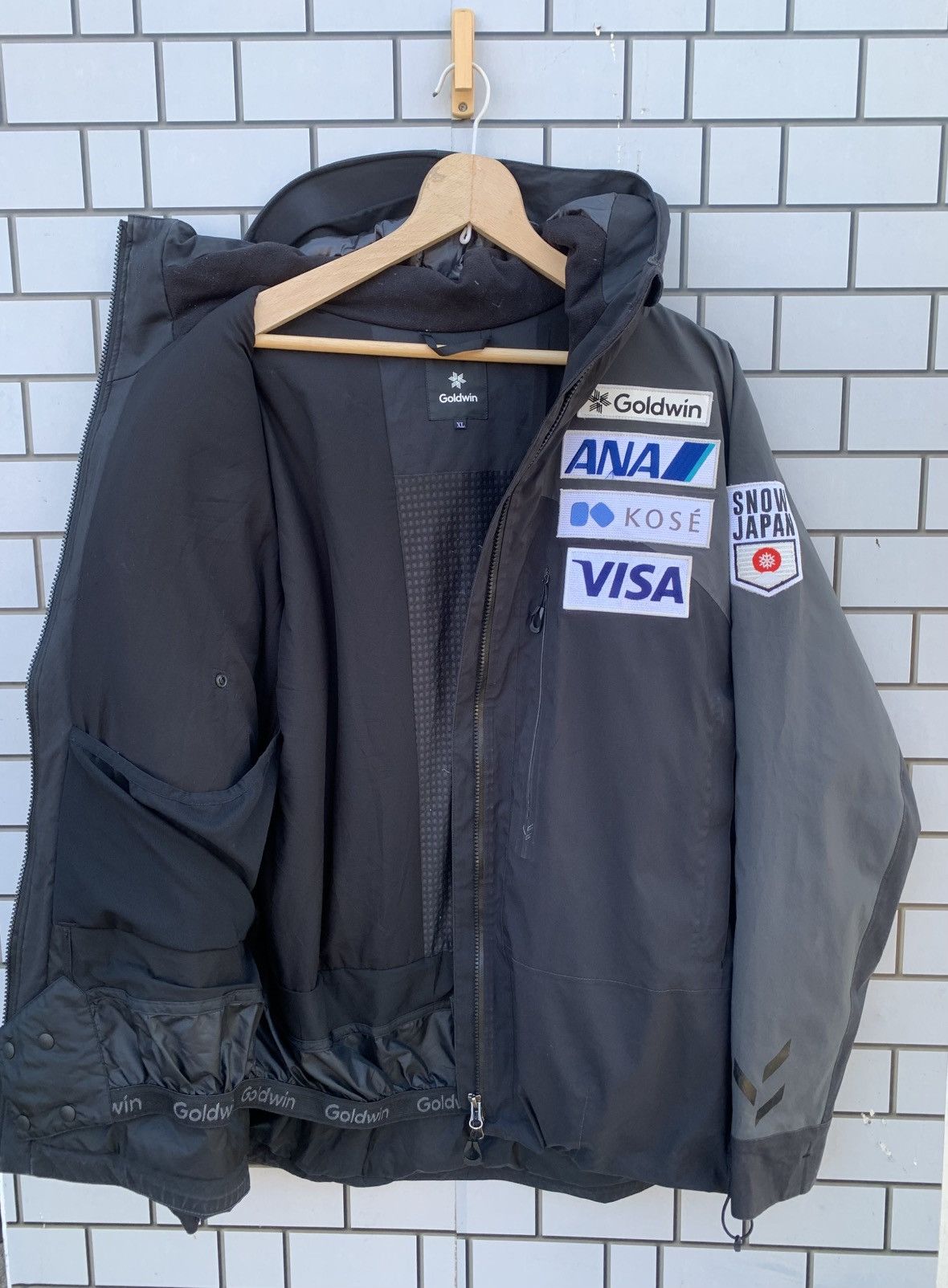 Goldwin Japanese Brand Goldwin Japan Subaru Snow Hoodie Jacket Size US XL / EU 56 / 4 - 4 Thumbnail