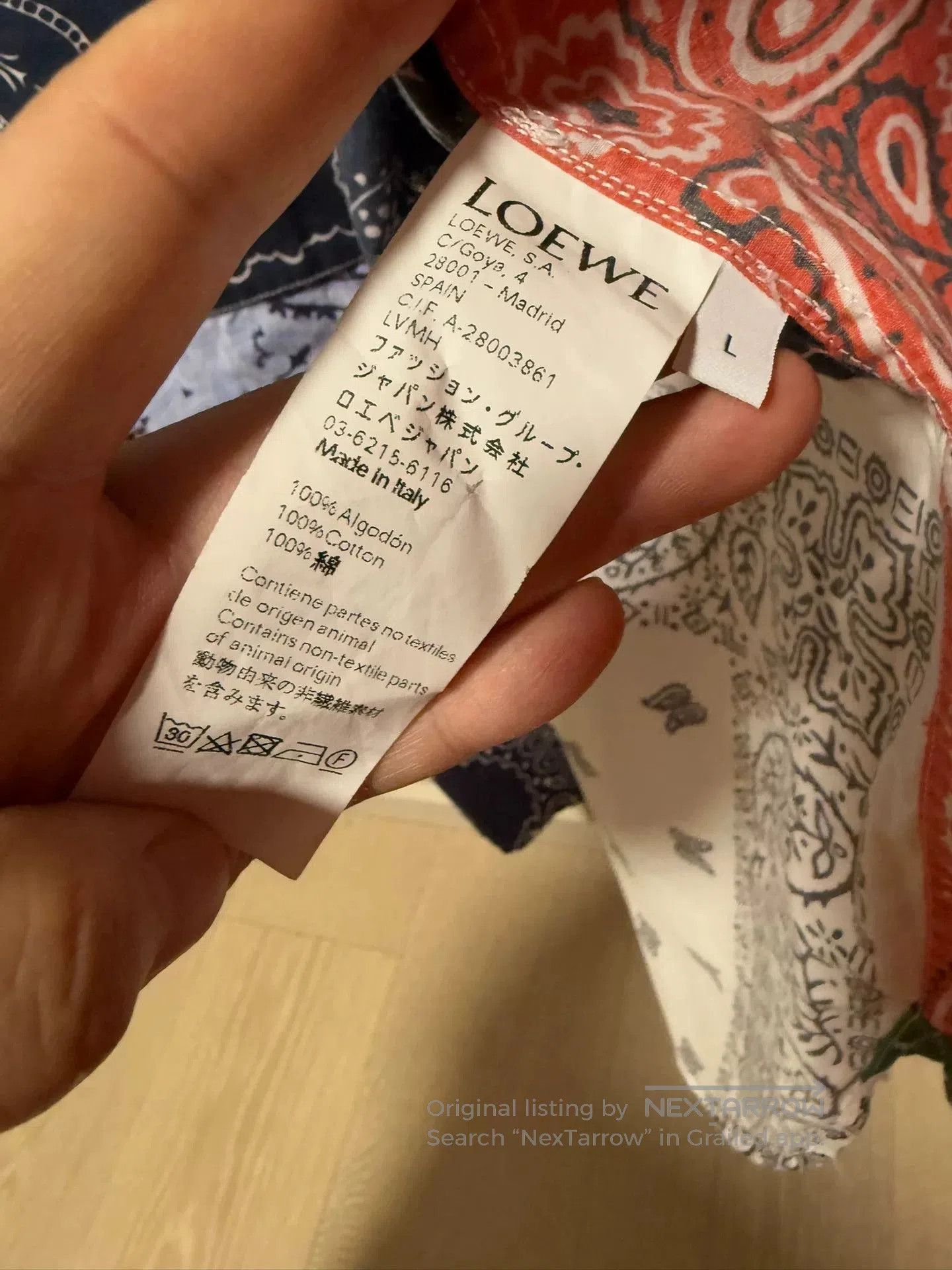 Loewe Loewe Irregular Bandana Patchwork Shirt. Size US L / EU 52-54 / 3 - 3 Thumbnail