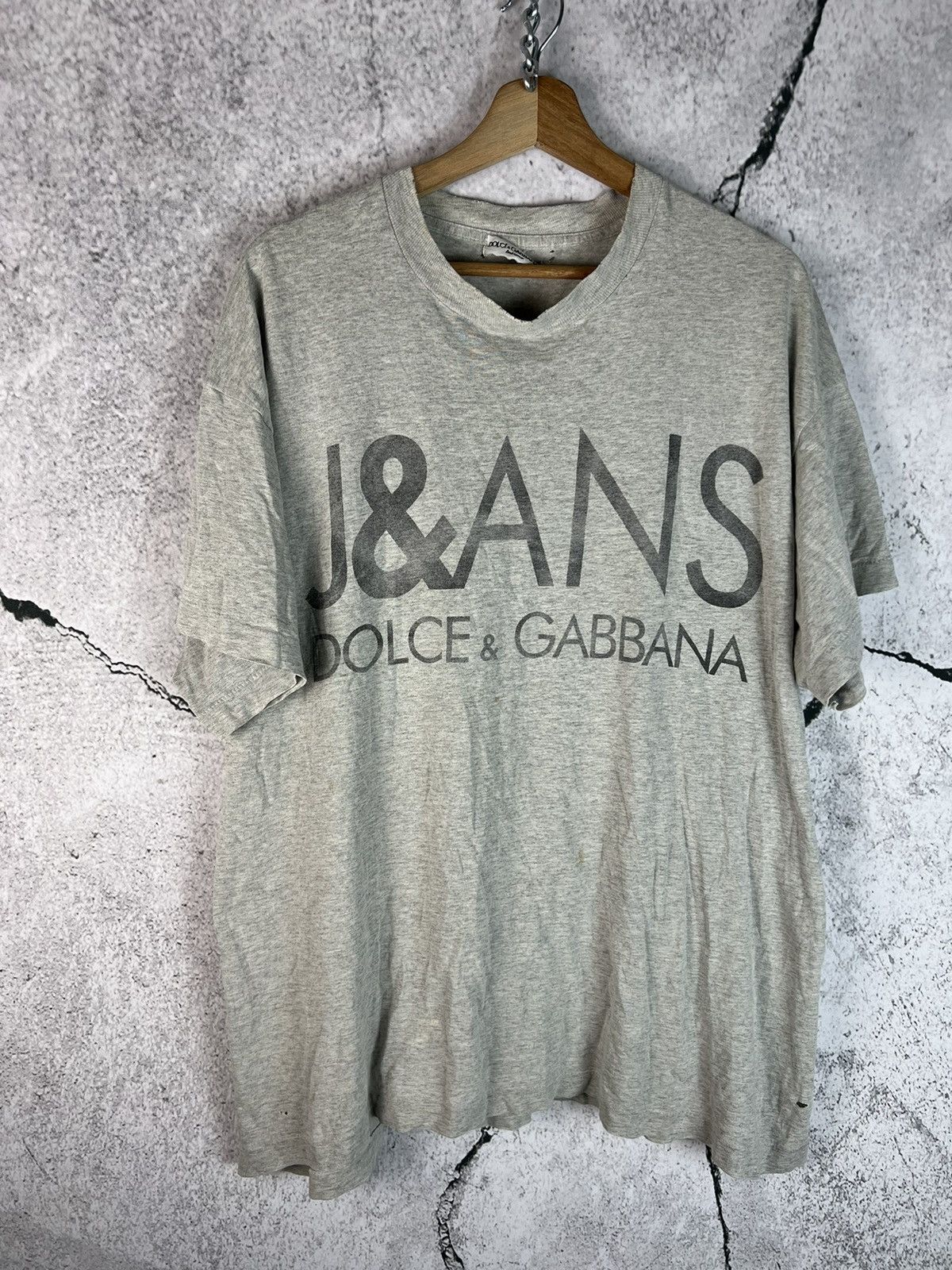 Dolce & Gabbana Distressed Dolce & Gabanna Jeans Tshirt Big Logo Size US XXL / EU 58 / 5 - 1 Thumbnail