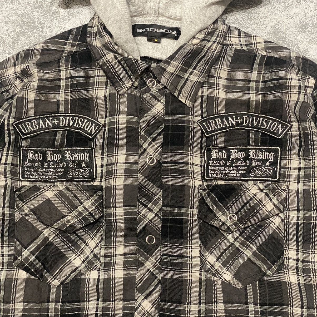 Japanese Brand 2000s Bad Boy Layered Shirt Hoodie Size US M / EU 48-50 / 2 - 2 Thumbnail