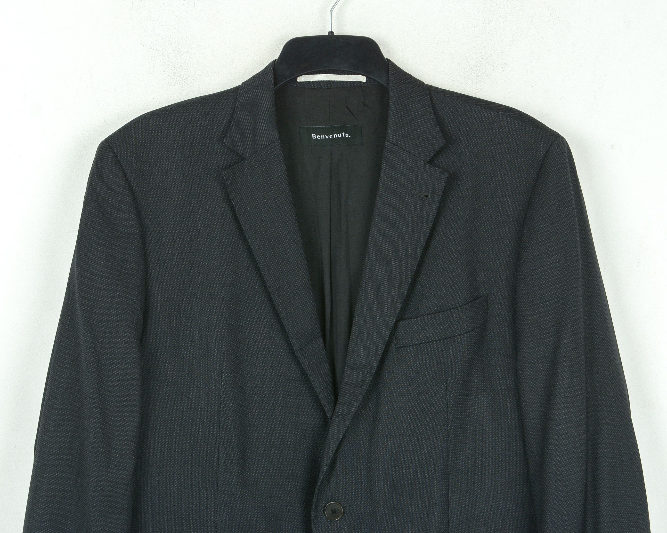 BENVENUTO. Super 120's Wool UK 44 US Suit Jacket EU 54 Sport Coat L Size 44R - 2 Thumbnail