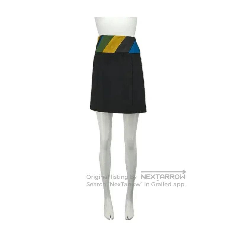 Louis Vuitton Louis Vuitton Black Cashmere Mini Skirt . Size 23" - 1 Thumbnail