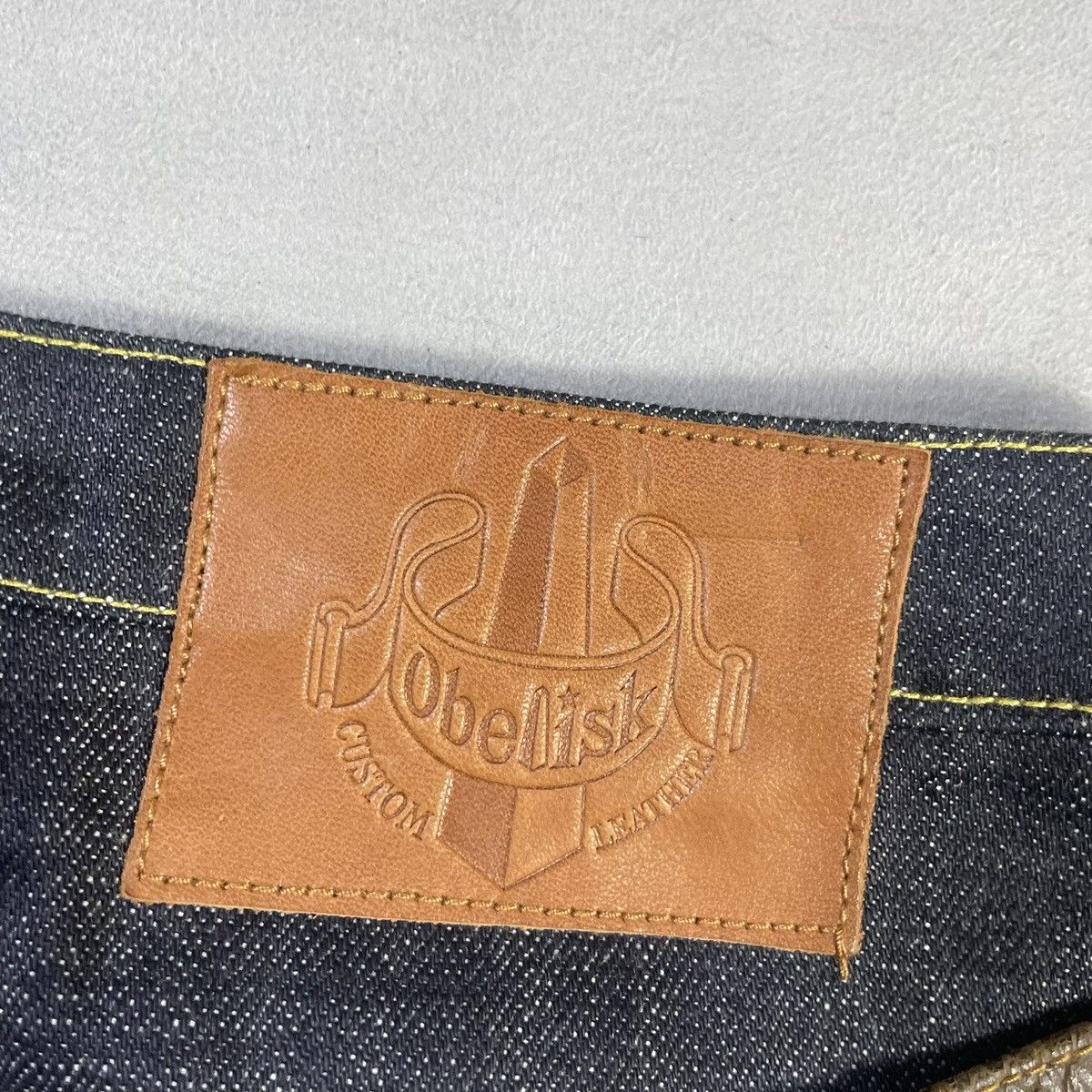Obelisk OBELISK 00’s REPTILE SKIN FLARED DENIM Size US 32 / EU 48 - 6 Thumbnail