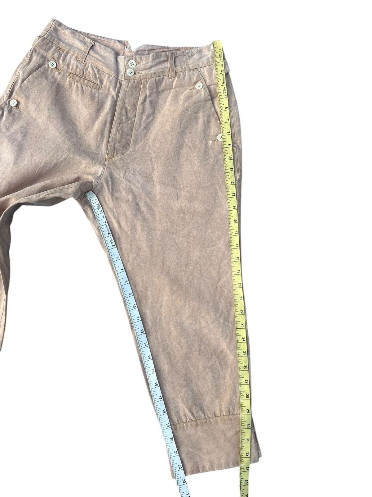 Vintage Vintage +8 Paris Rock Faded Waxed Fencing Trouser Pant Size US 30 / EU 46 - 4 Thumbnail