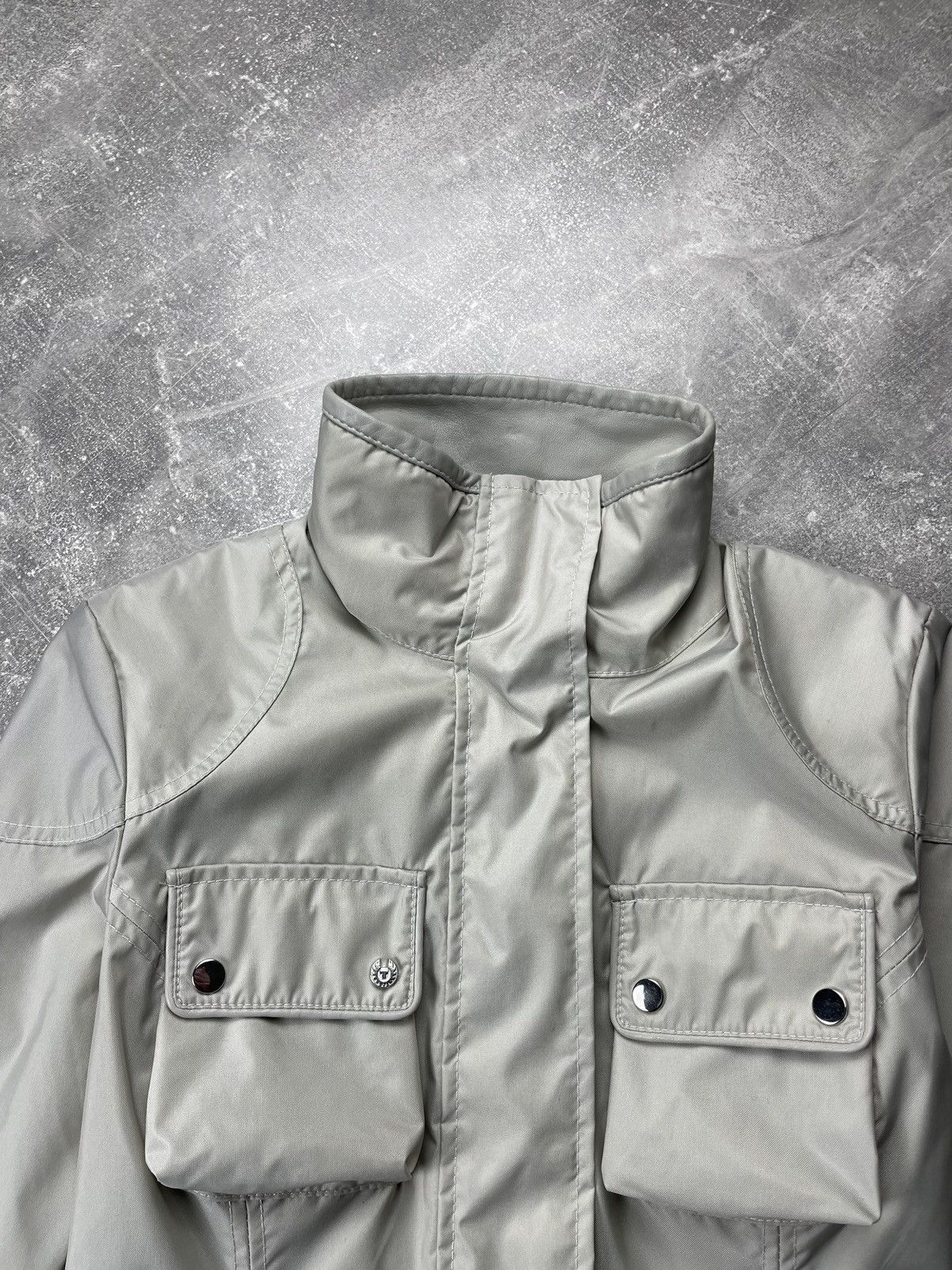 Belstaff Belstaff Gold Label Women’s Field Jacket Silver Gray Size S / US 4 / IT 40 - 4 Thumbnail
