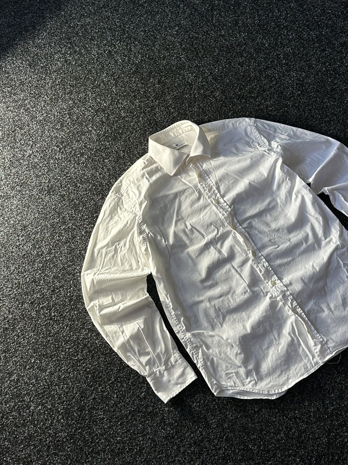 Designer × Pierre Balmain VINTAGE BALMAIN Pierre shirt white luxury blank old money Size US M / EU 48-50 / 2 - 2 Thumbnail