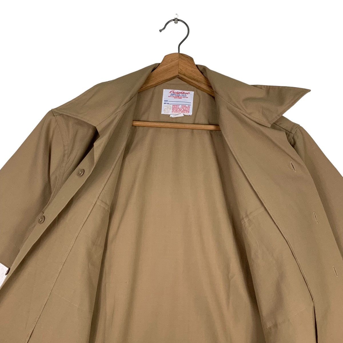 Other GREIGHTON Made In Usa Dacron Wool Work Shirt #0548-C25 Size US M / EU 48-50 / 2 - 12 Thumbnail