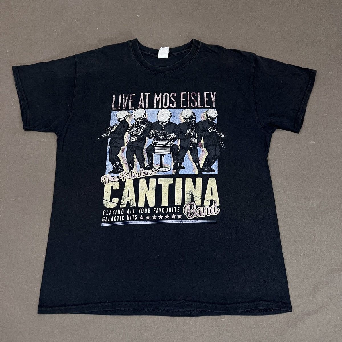 Band Tees × Star Wars Star Wars The Fabulous Cantina Band On Tour Tee Faded Size US L / EU 52-54 / 3 - 2 Thumbnail