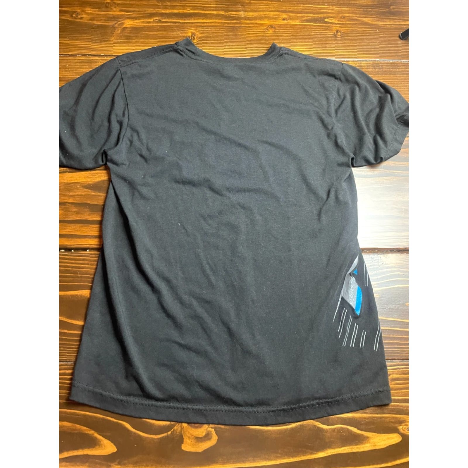 Vintage FOX T-Shirt Women's Size Medium Black Short Sleeve FOXTECH Logo Print Size M / US 6-8 / IT 42-44 - 4 Thumbnail