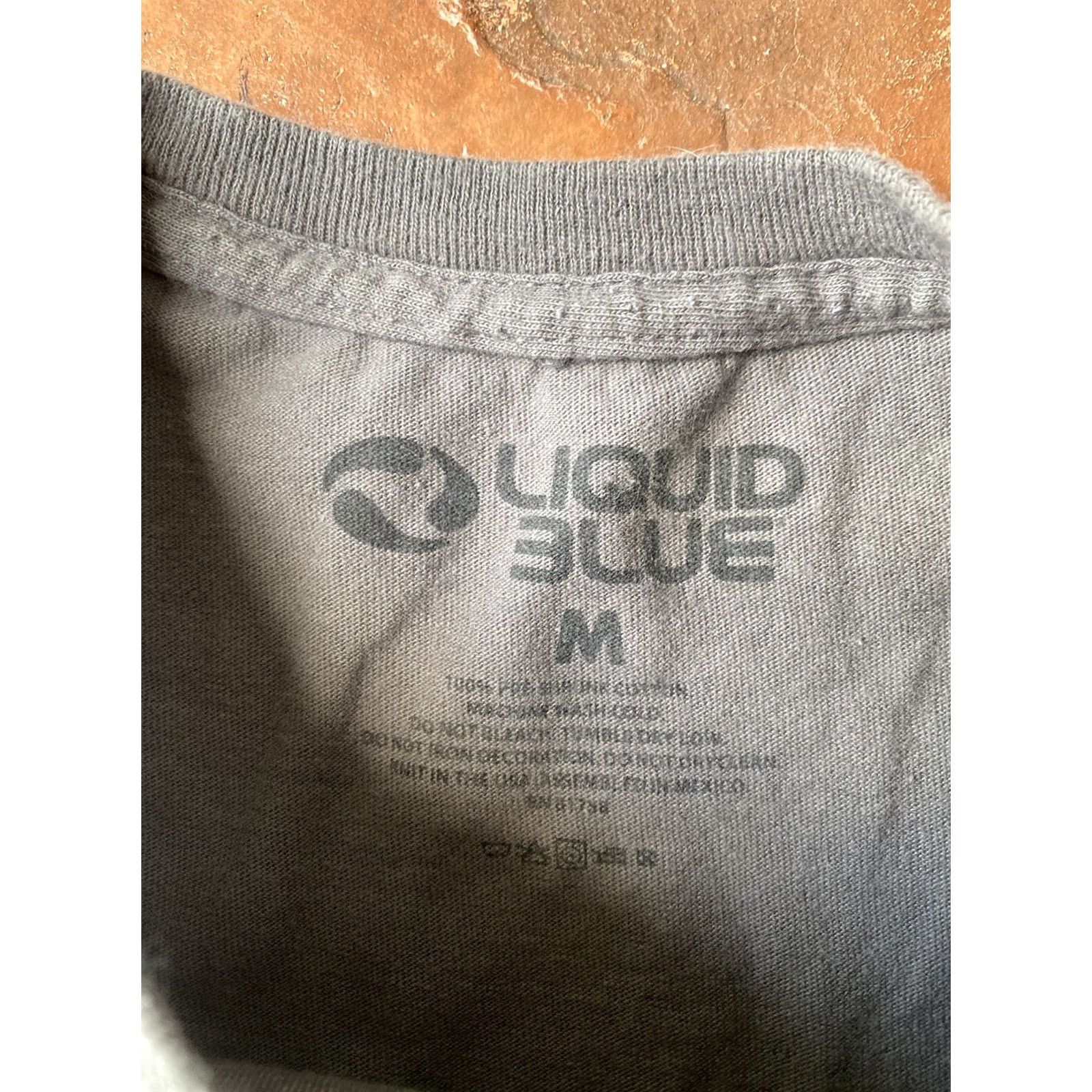 Liquid Blue VINTAGE Liquid Blue Jimi Hendrix Big Face T-Shirt M Mens Brown Cotton Graphic Print Short Sleeve Crew Neck 2000s Band Hippie Rainbow Size US M / EU 48-50 / 2 - 2 Thumbnail