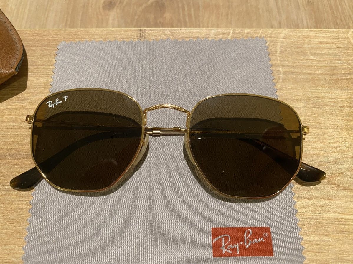 RayBan Ray-Ban RB3548N Hexagonal Sunglasses Size ONE SIZE - 5 Thumbnail